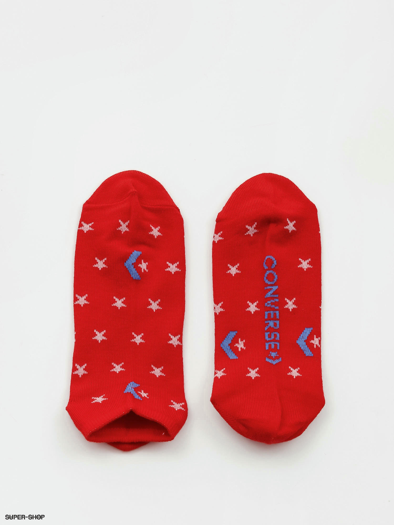 Red converse deals socks