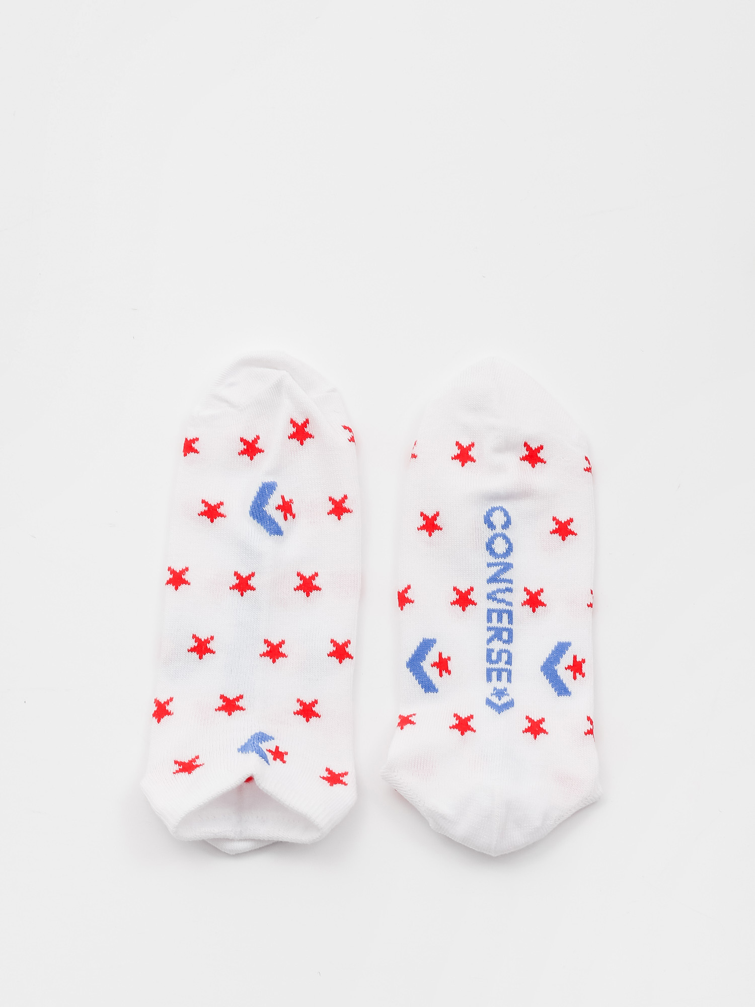 Converse 3Pk Star And Chevron Socks (red multi/white multi/black multi)