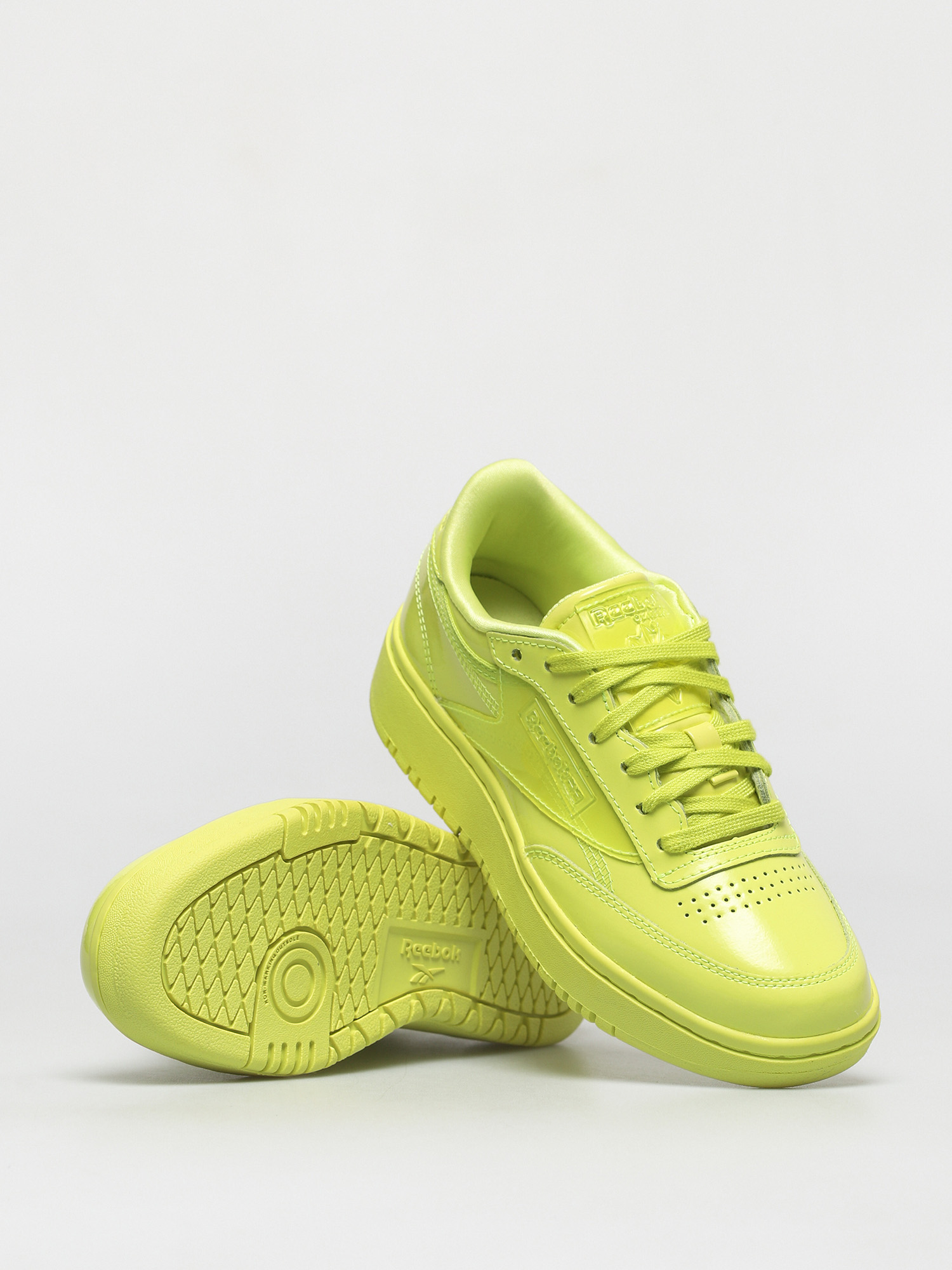 Reebok Club C Double Shoes Wmn green (hivigr/hivigr/hivigr) - Main Image