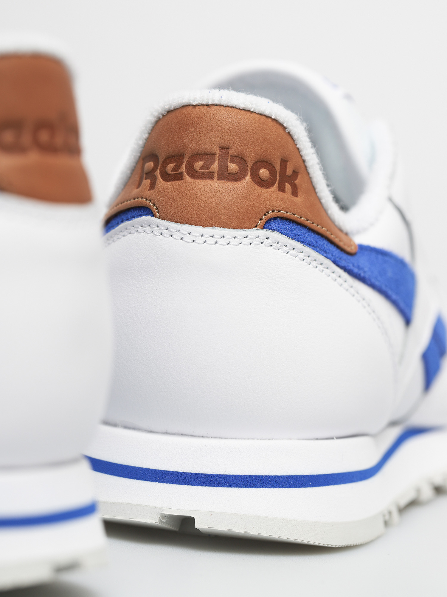 Reebok Cl Lthr Shoes White Coublu Morfog