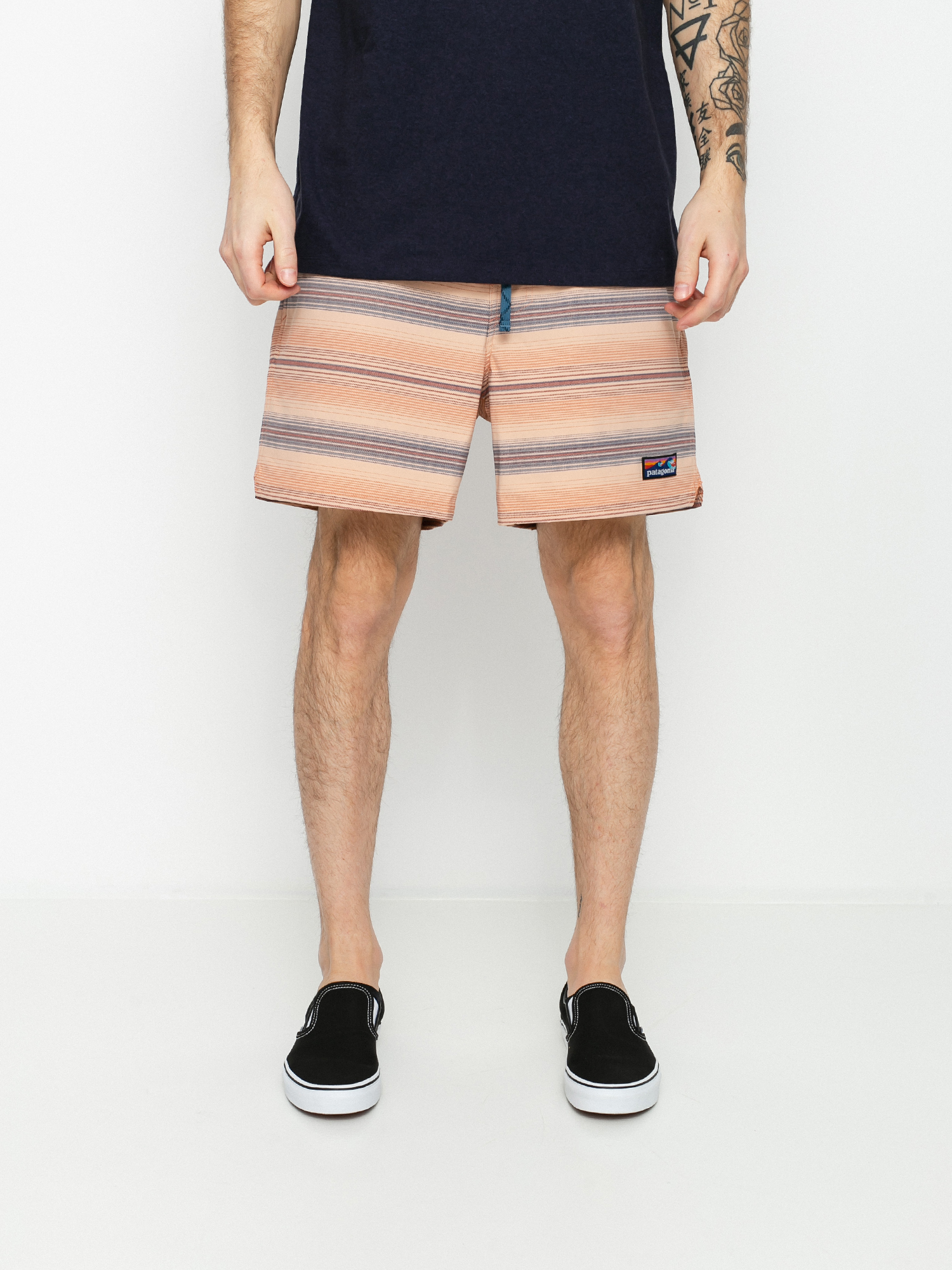 Patagonia Stretch Wavefarer Volley Shorts 16in Boardshorts (rotation/mellow melon)