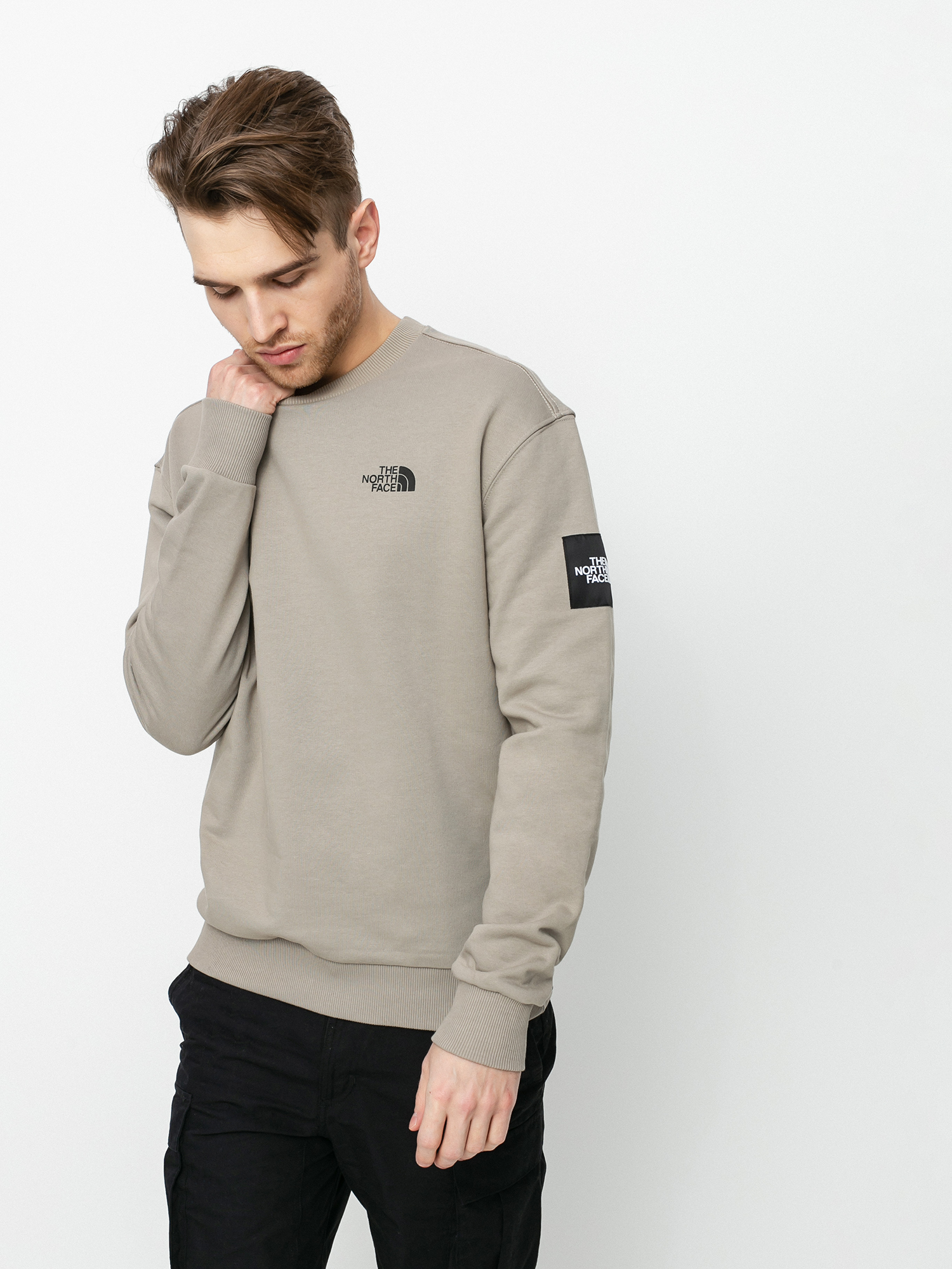 north face box crew sweatshirt