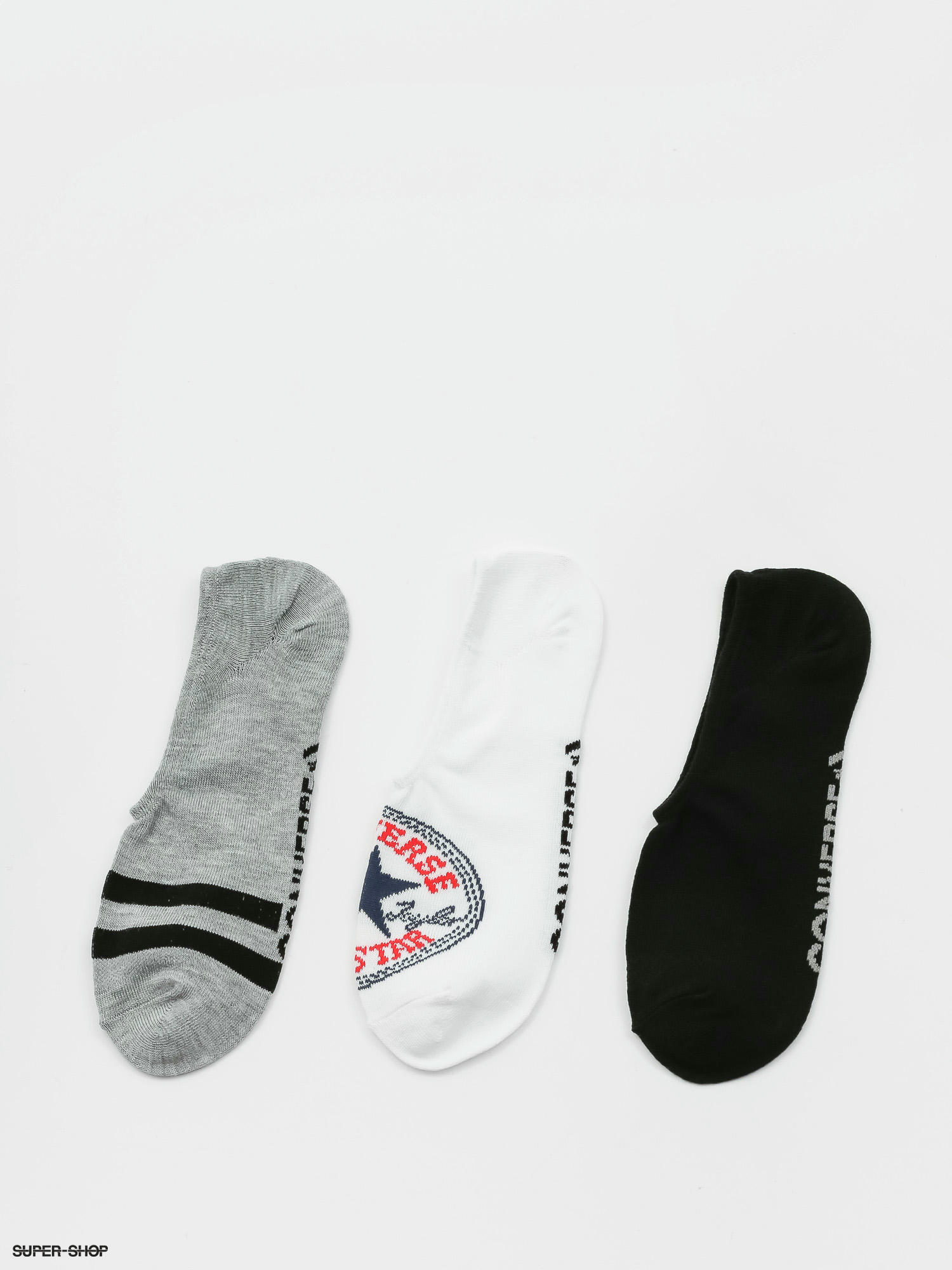 converse socks white