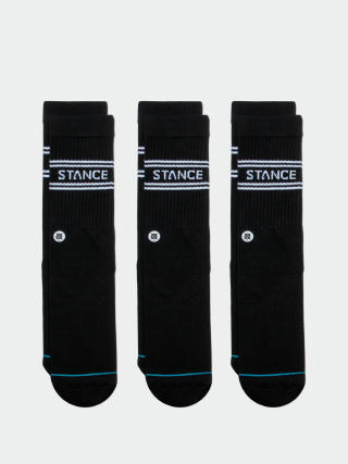 Stance Basic 3 Pack Crew Socken (black)