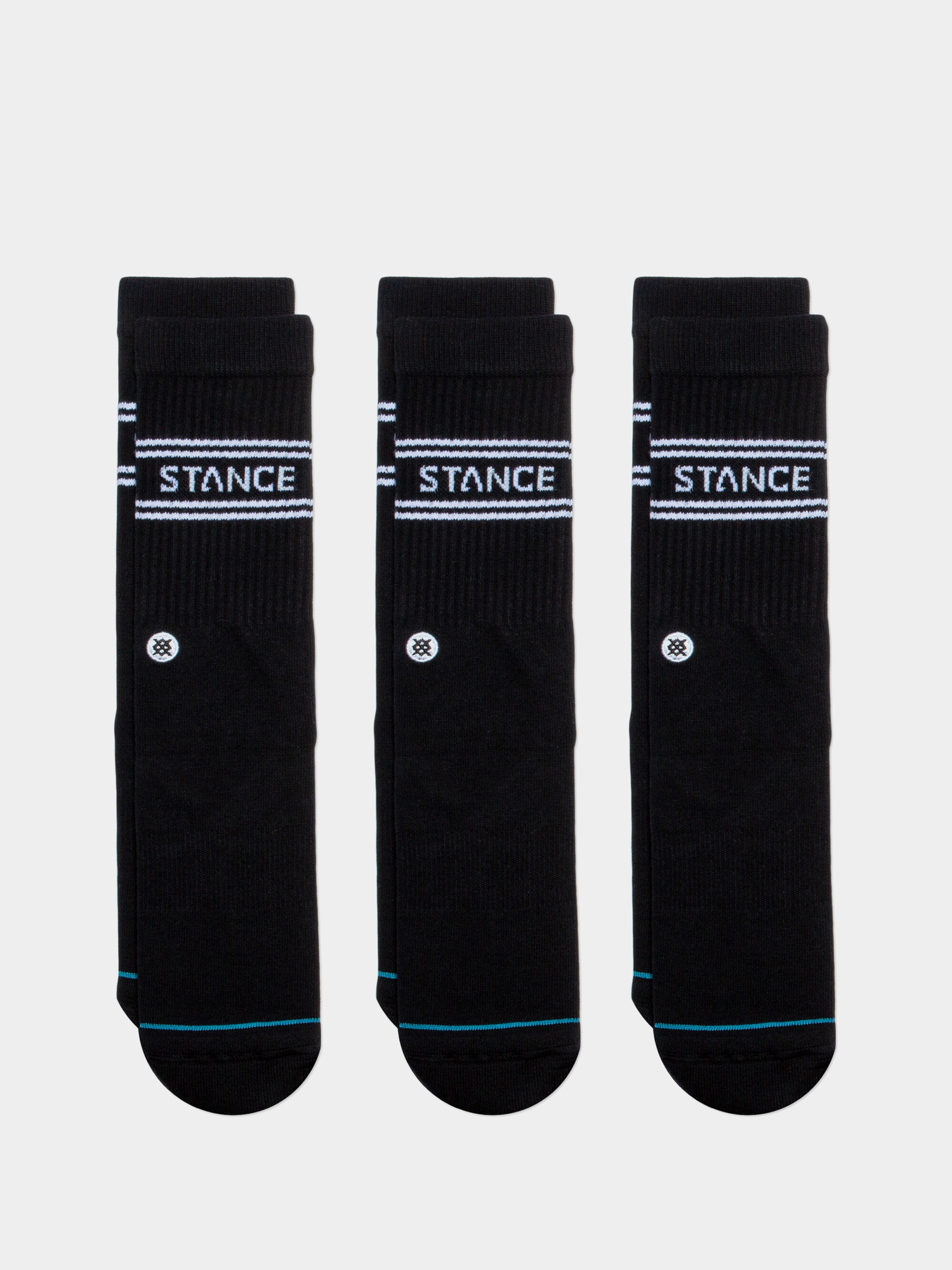 Stance Basic 3 Pack Crew Socken (black)