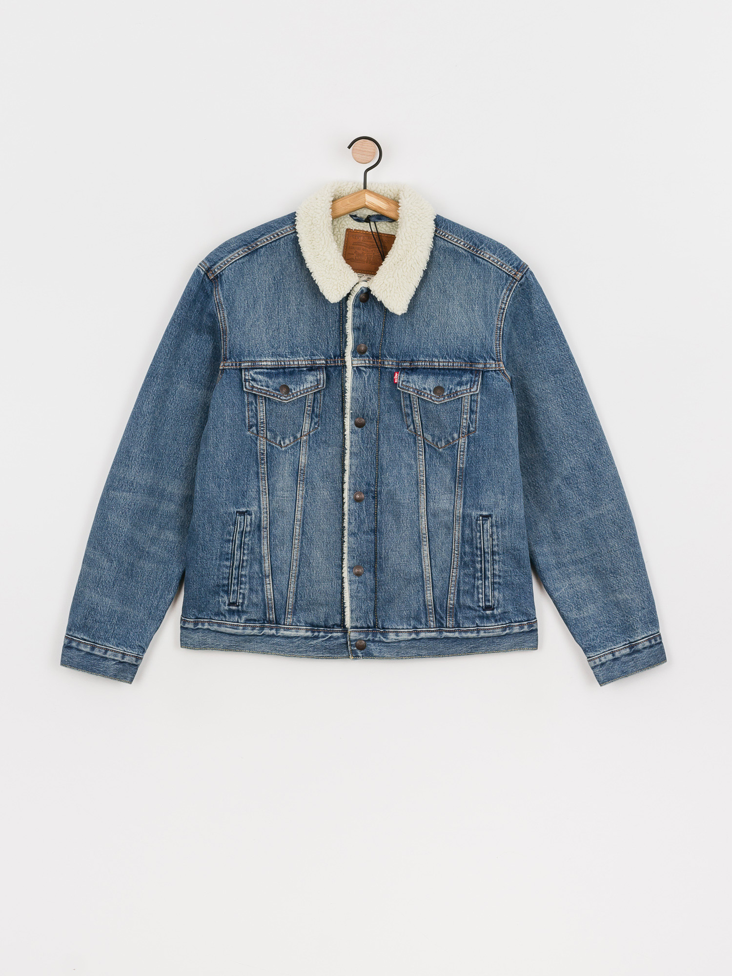 Levi sherpa hot sale trucker jacket