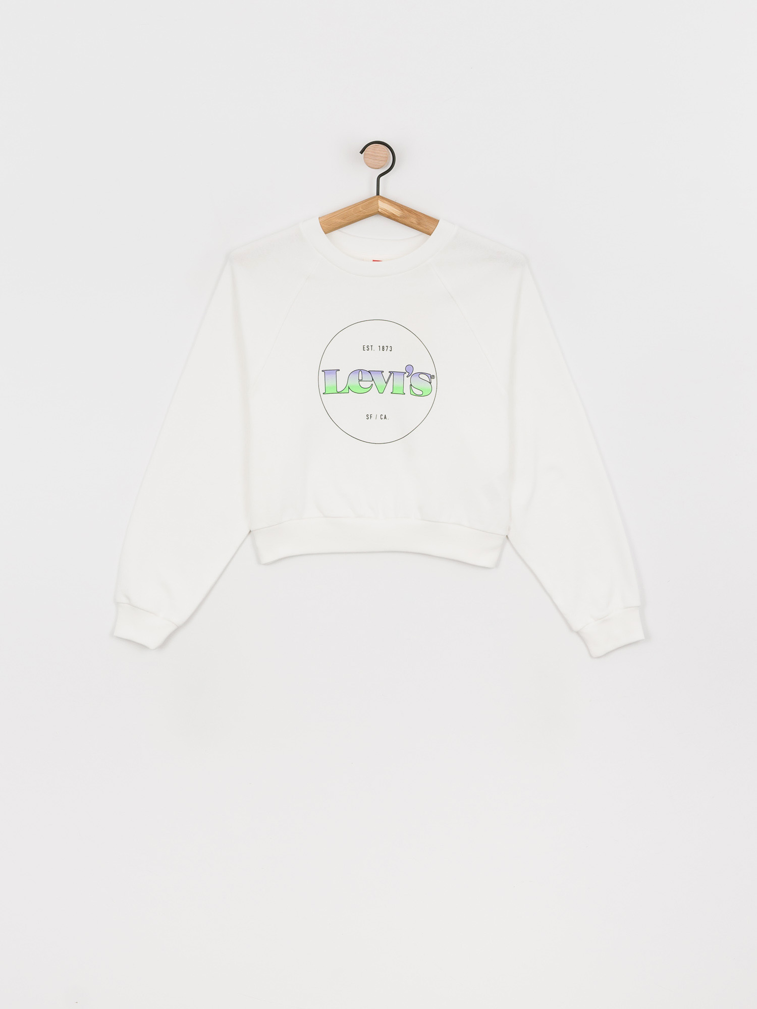 Levi's® Vintage Raglan Sweatshirt Wmn (circle logo gradient white)