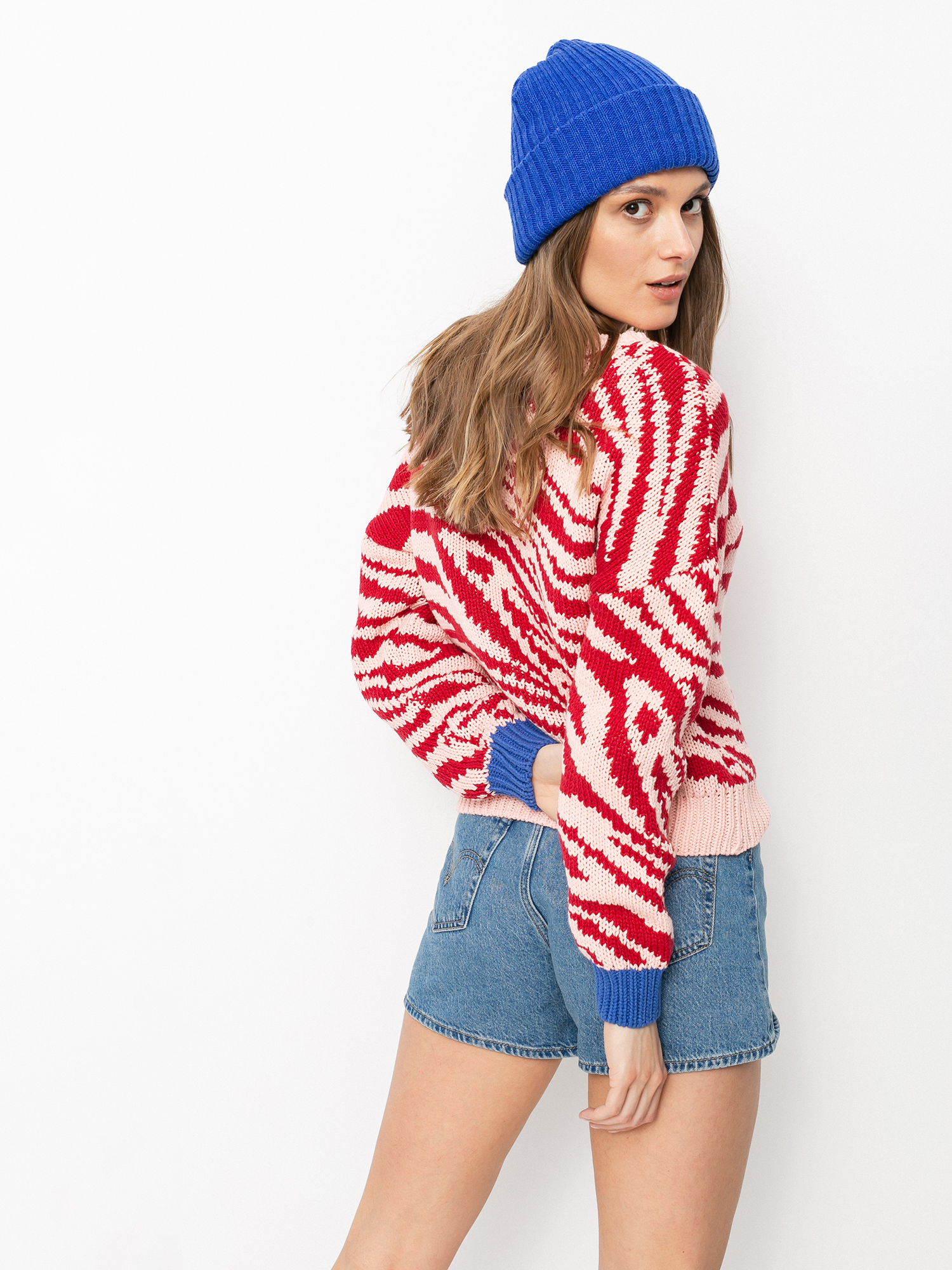 Femi Stories Pilo Sweater Wmn (pnk zbr)
