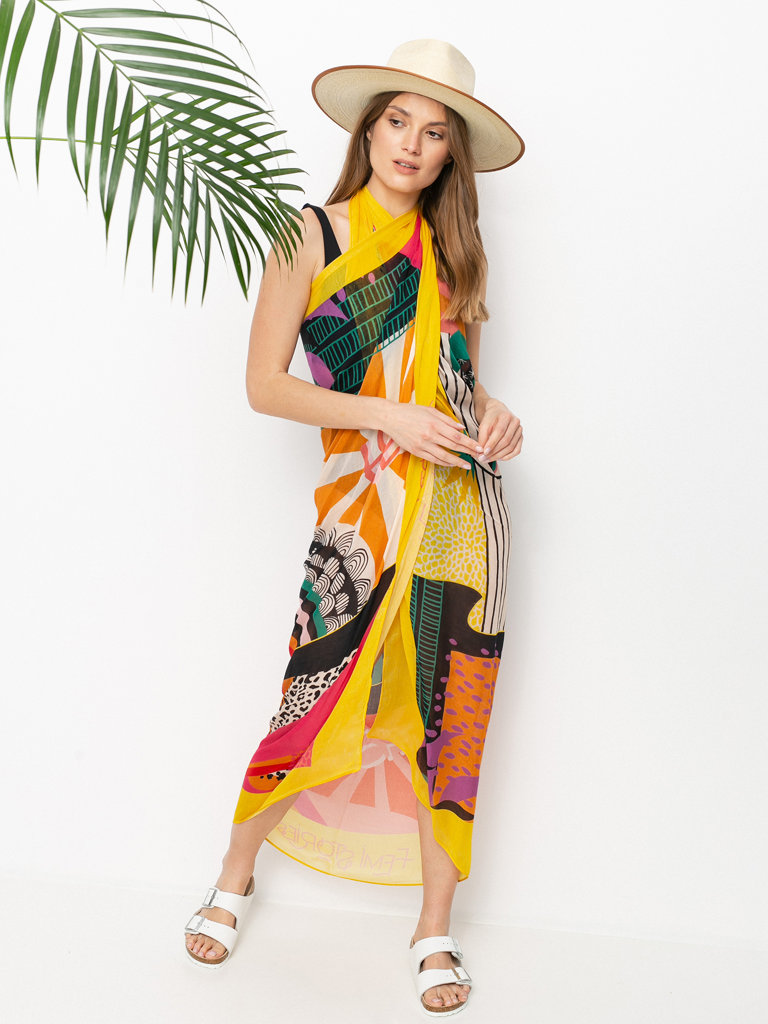 Femi Stories Pareo Natalie Scarf Wmn (fyng)