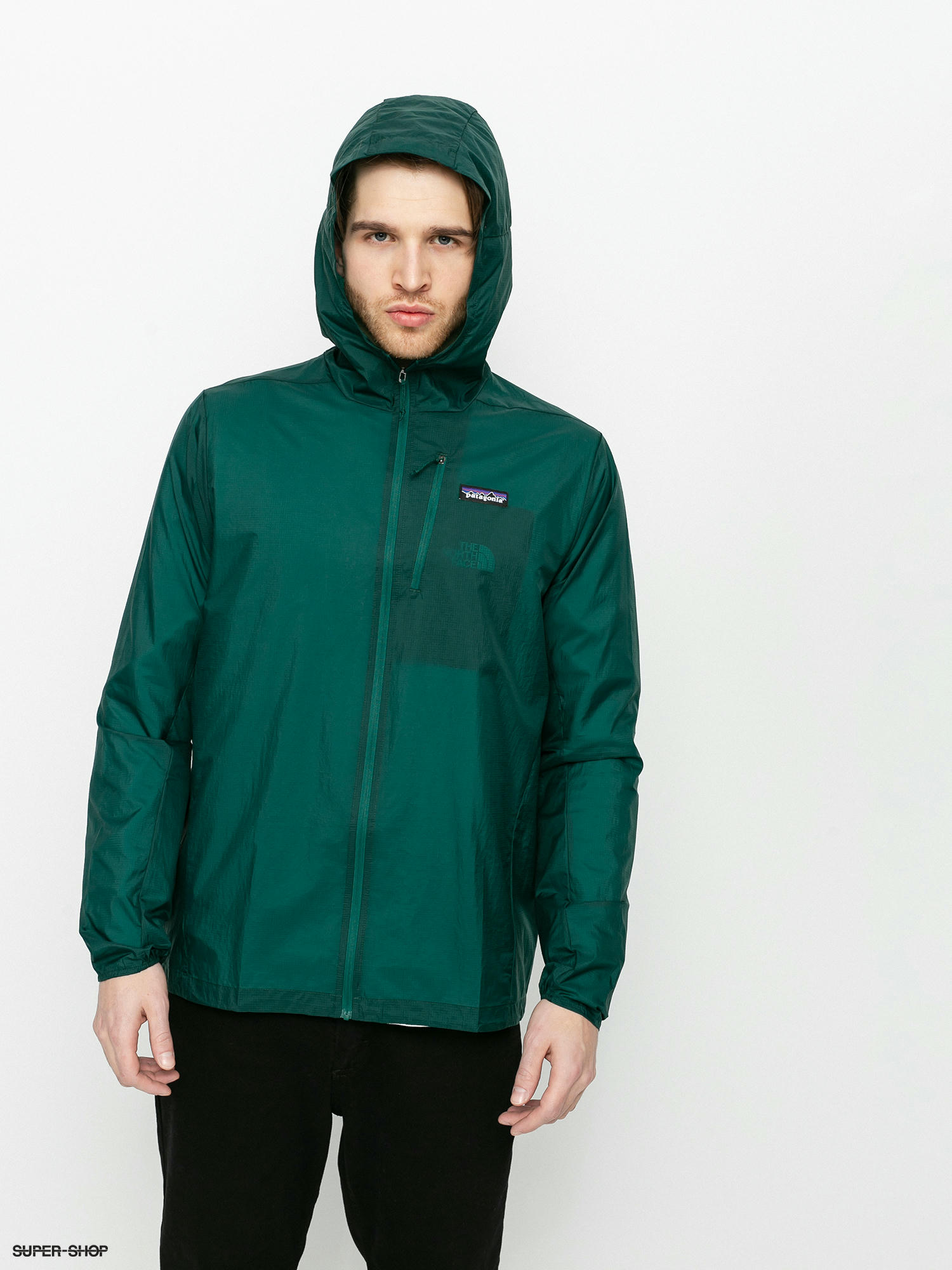 Patagonia houdini hotsell jacket green