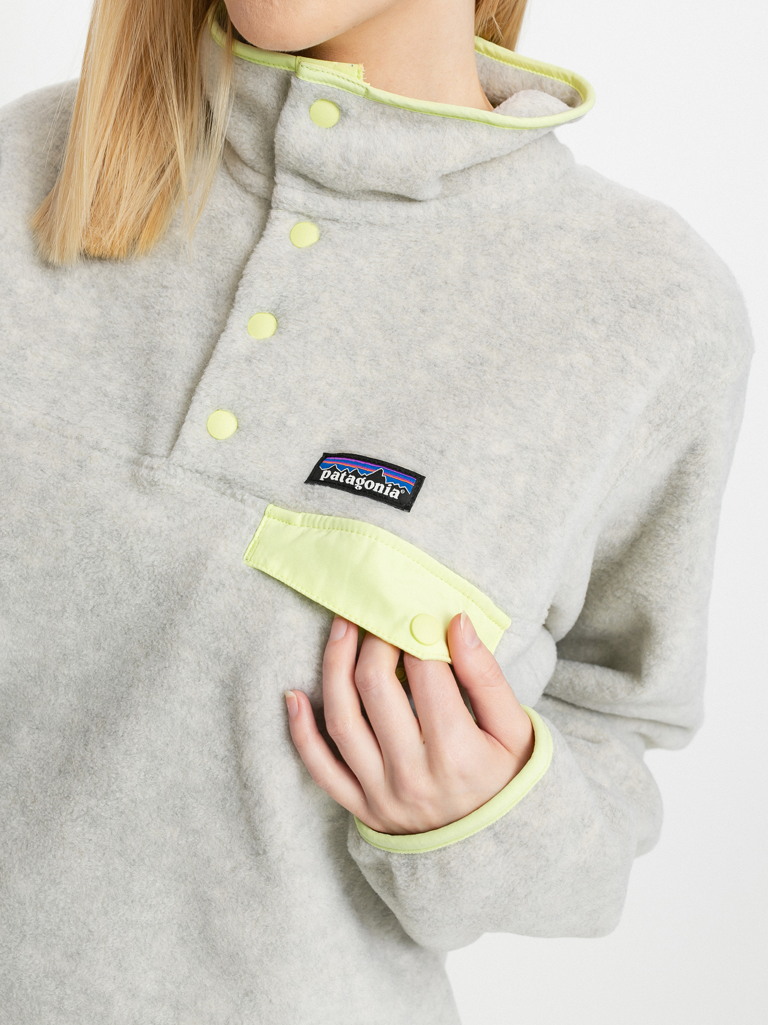 Patagonia Lightweight Synchilla Snap T Fleece Wmn yellow