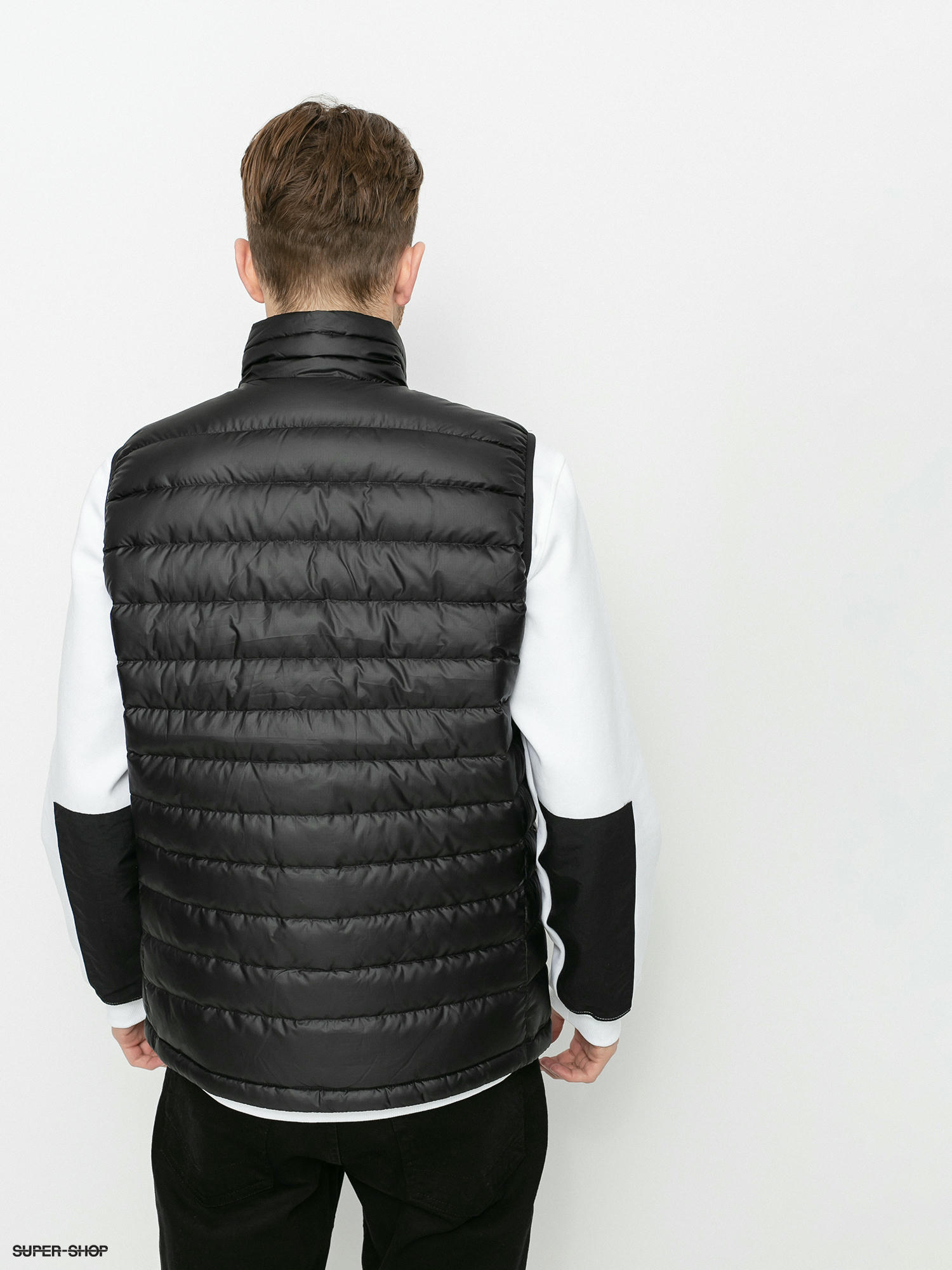 patagonia black puffer vest