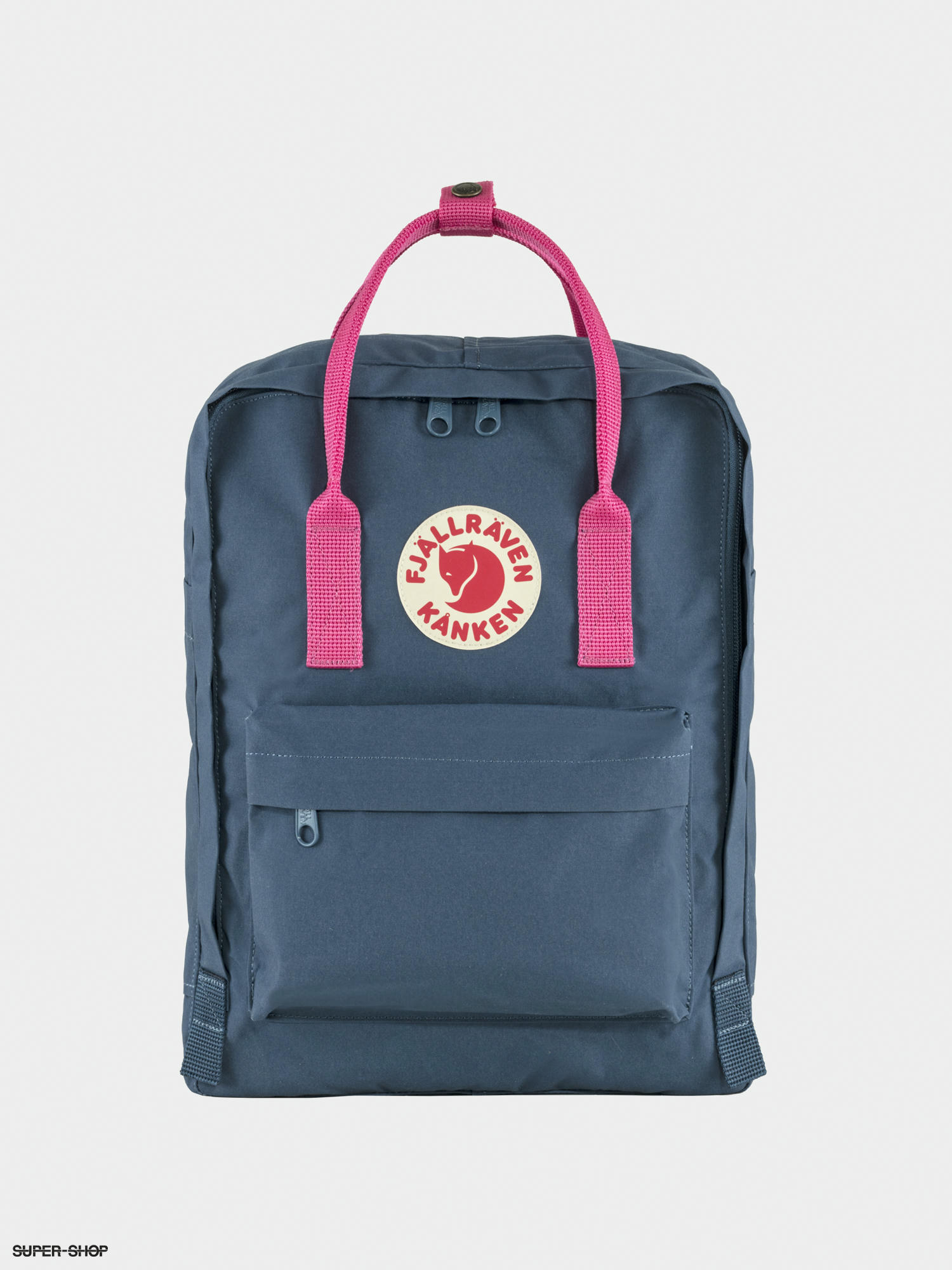 Fjallraven kanken store pink blue