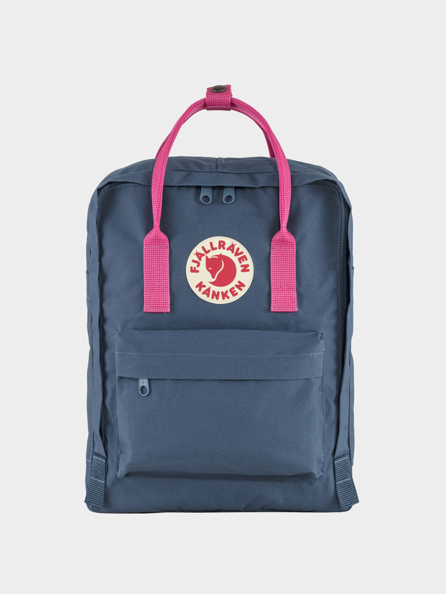 Fjallraven Kanken Backpack (royal blue flamingo pink)