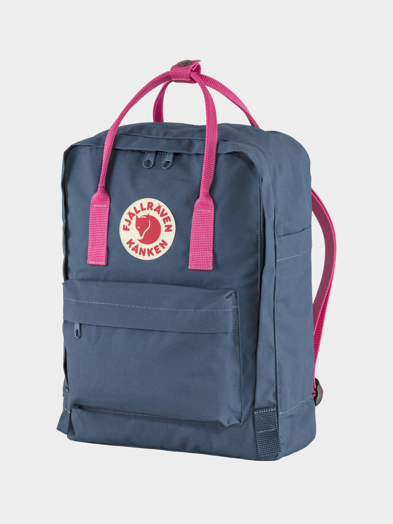 Fjallraven Kanken Rucksack (royal blue flamingo pink)