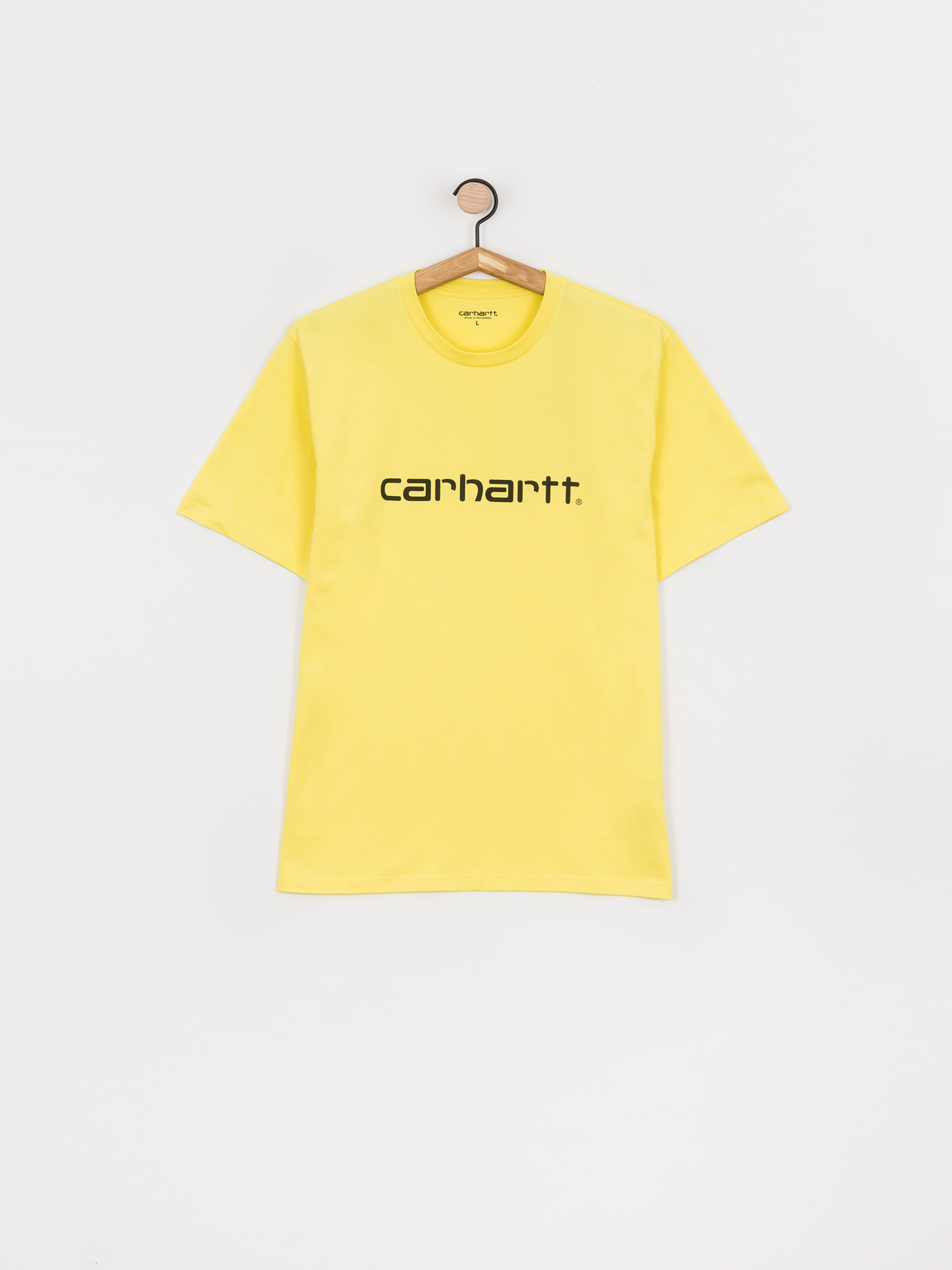 Carhartt WIP Script T-shirt (limoncello/black)