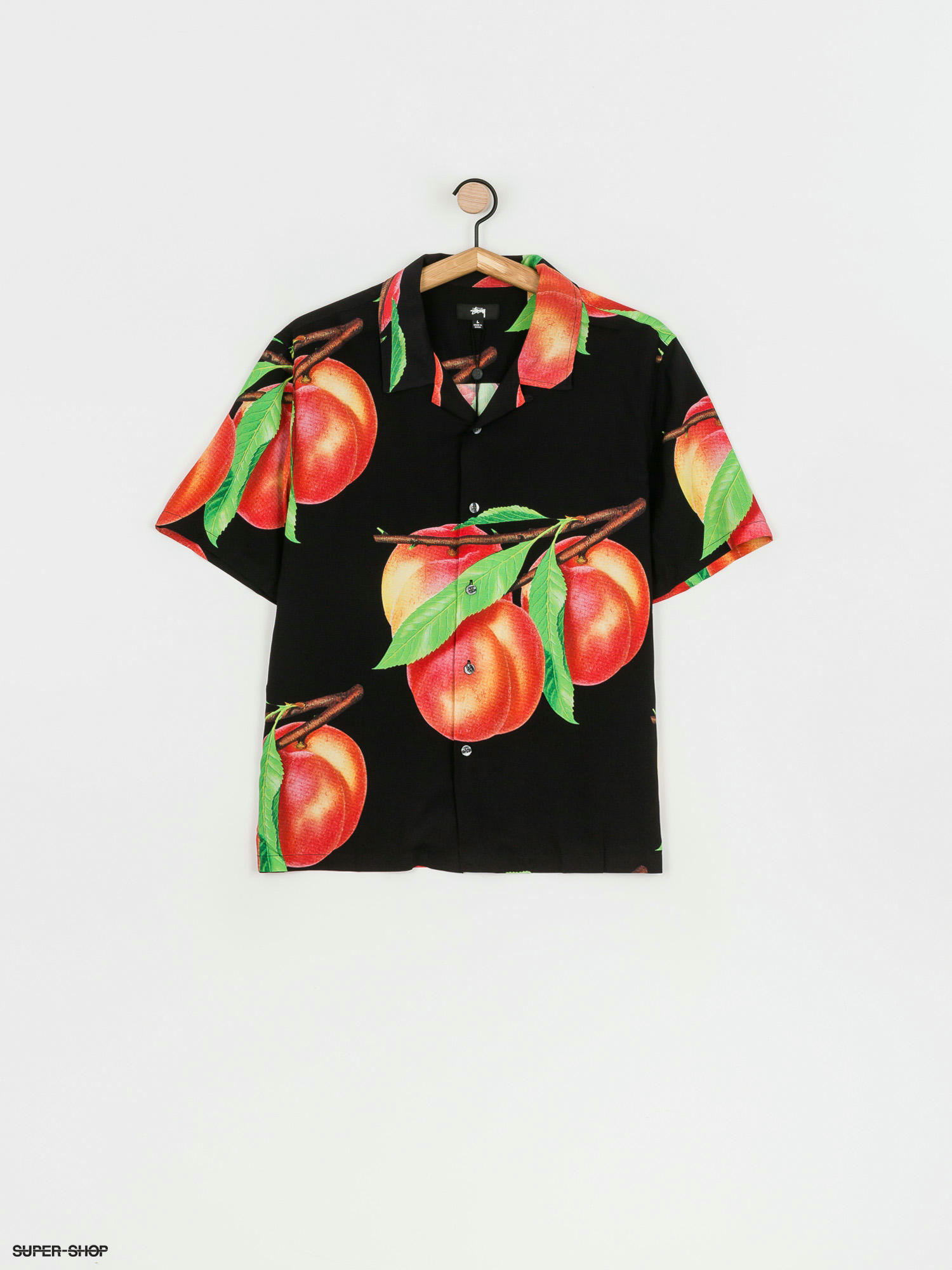 Stussy Peach Pattern Shirt (black)