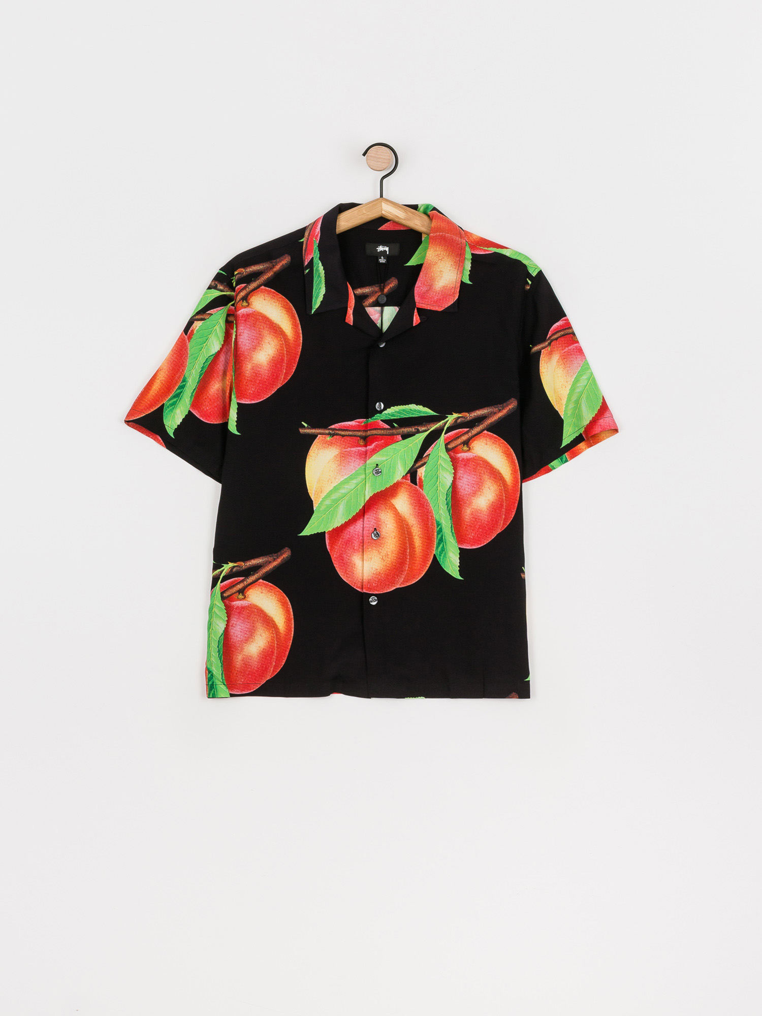 Stussy Peach Pattern Shirt (black)