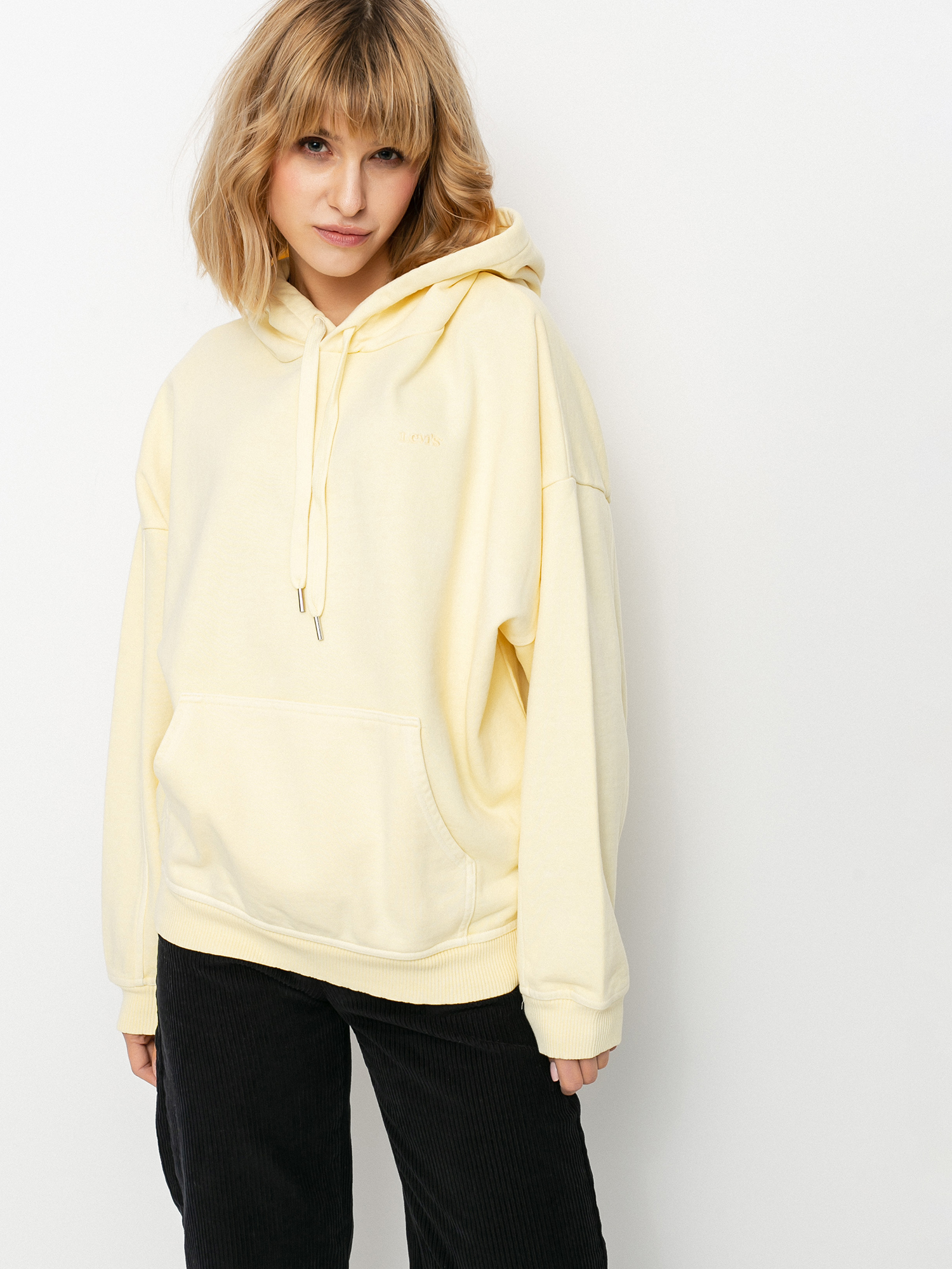 Levi's® Rider HD Hoodie Wmn (transparent yellow garment dye)