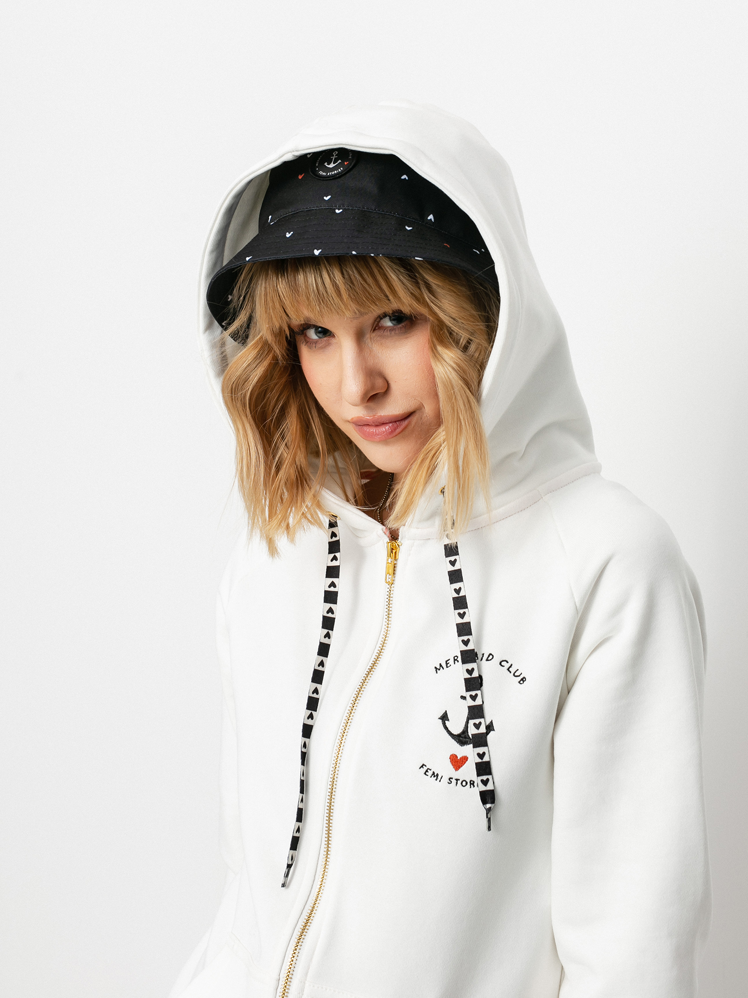 Femi Stories Harun ZHD Hoody Wmn (ecr)