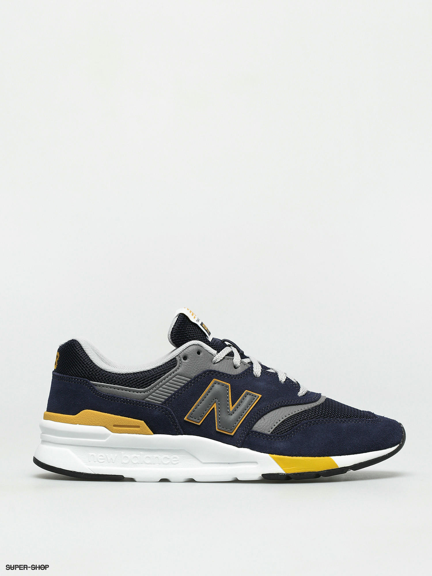 New Balance 997 Shoes black black gold