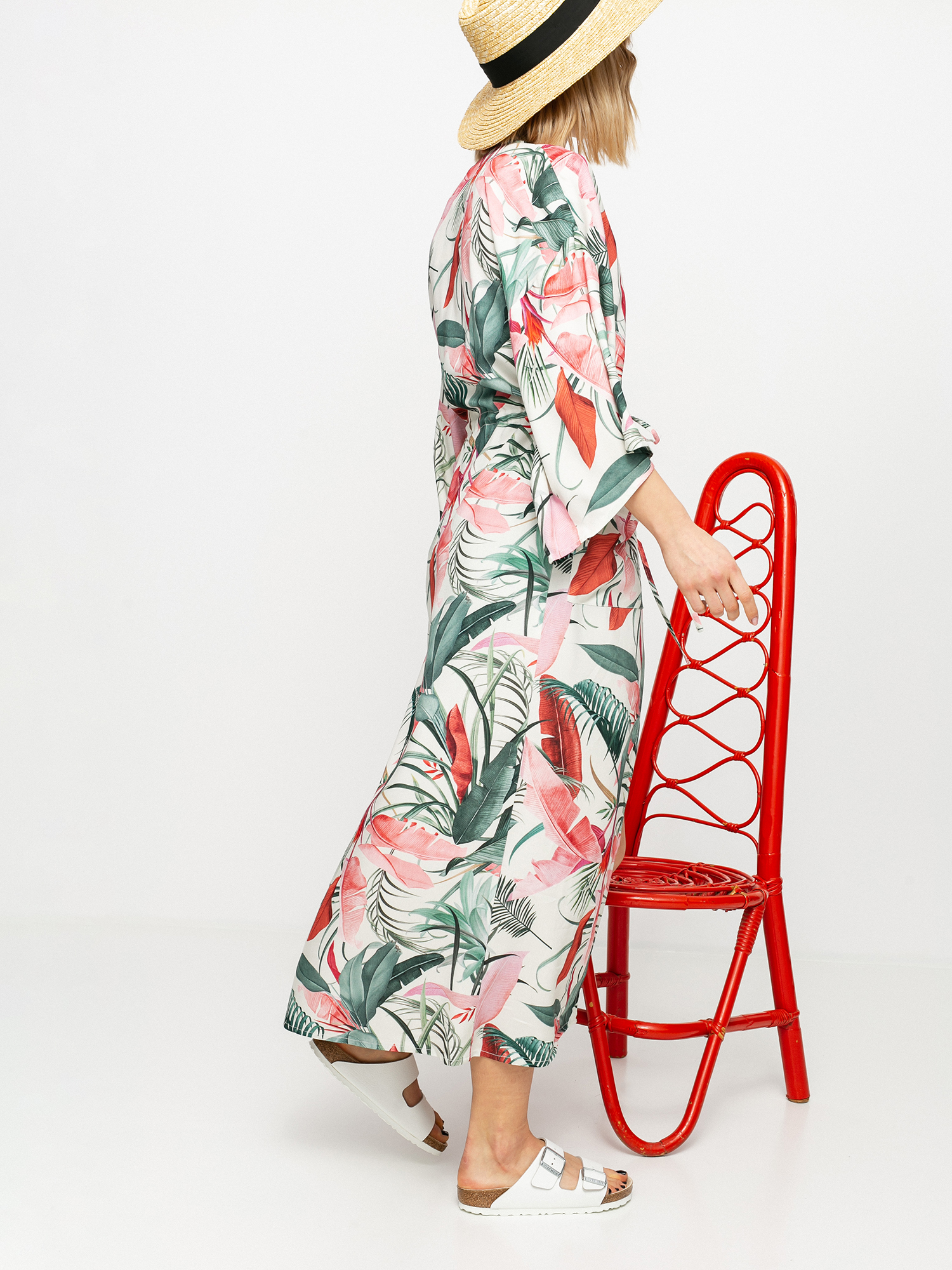 Femi Stories Kimono Colar Dress Wmn (mwp)