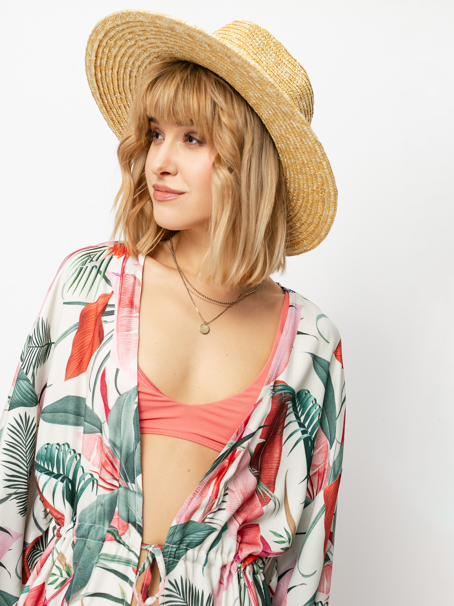 Femi Stories Kimono Colar Dress Wmn (mwp)