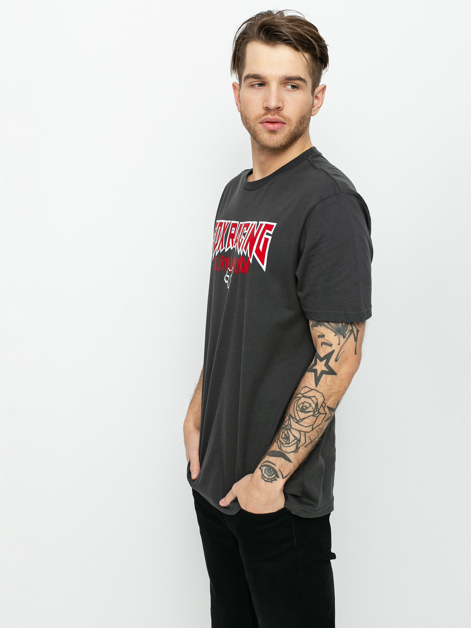 Fox Roadie Premium T-shirt (blk vin)