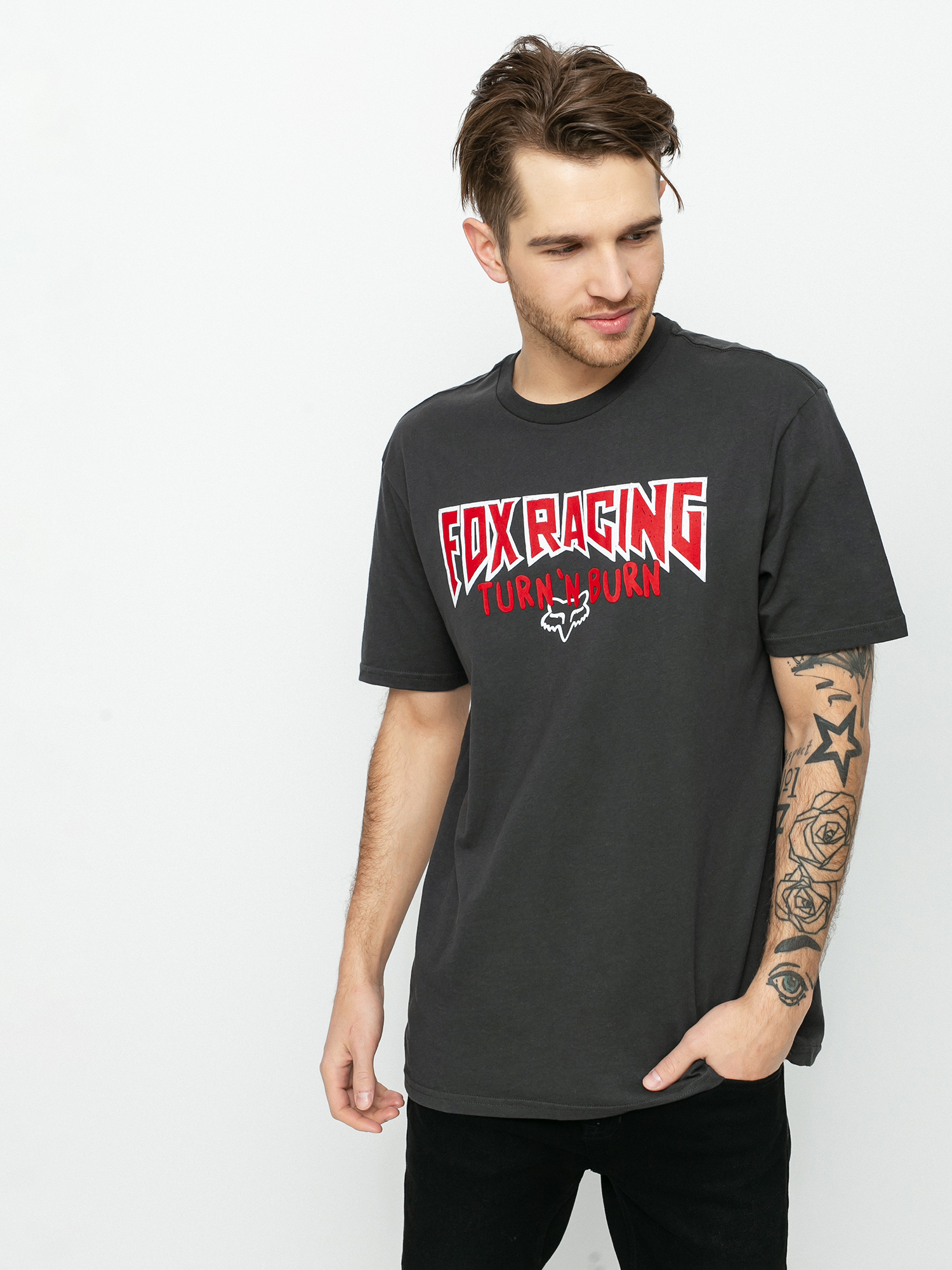Fox Roadie Premium T-shirt (blk vin)