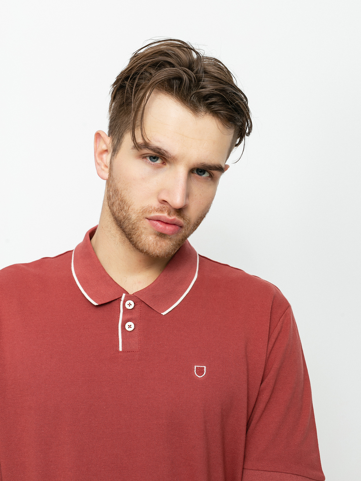 Brixton Polo Proper Polo Knit T-shirt (cowhide pique)