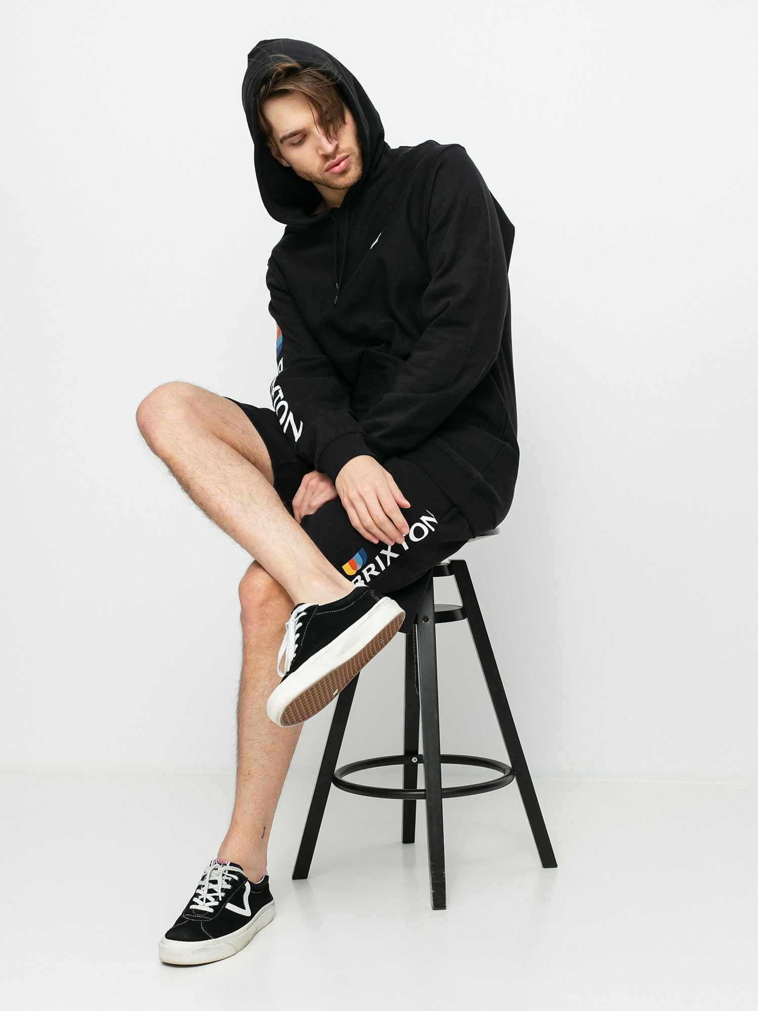 Brixton Stem X HD Hoodie (black)
