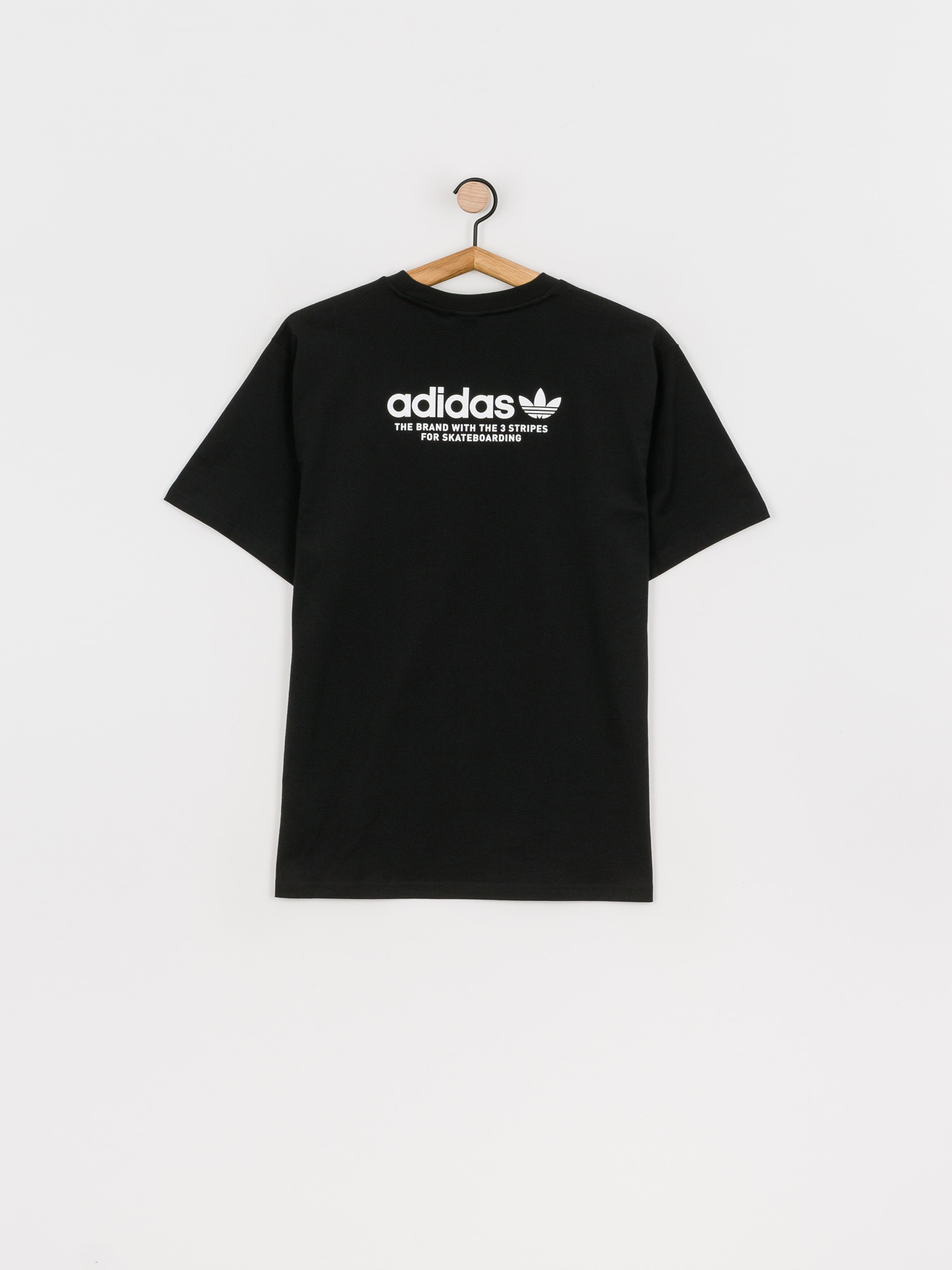 black and white brand shirt