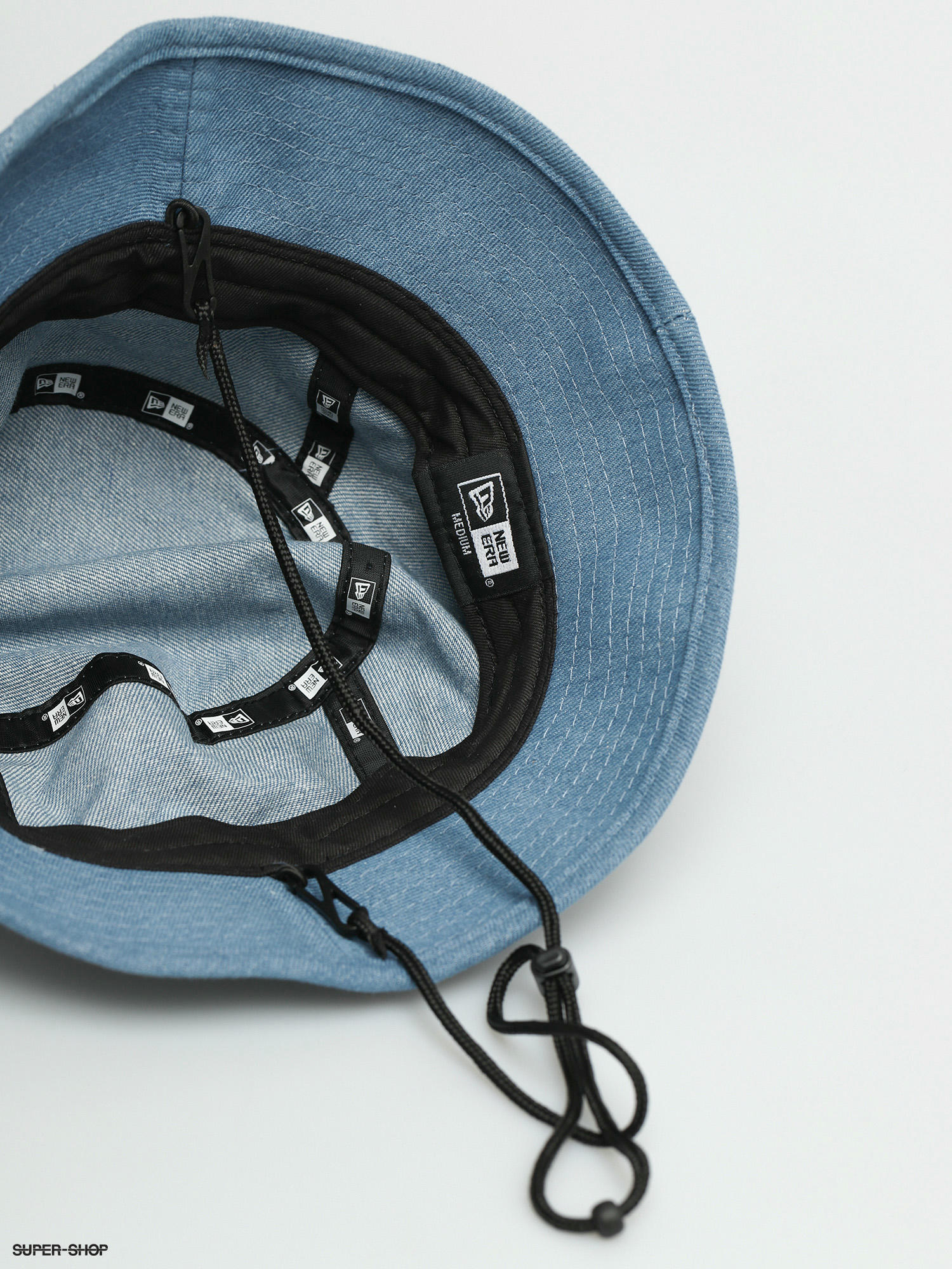 new era denim bucket hat