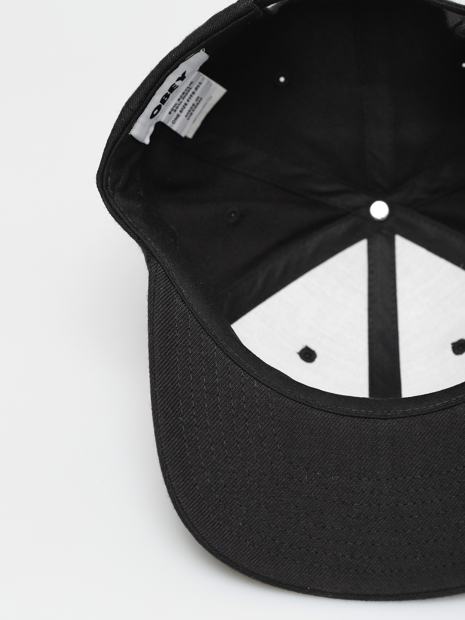 OBEY Serge 6 Panel ZD Cap (black)