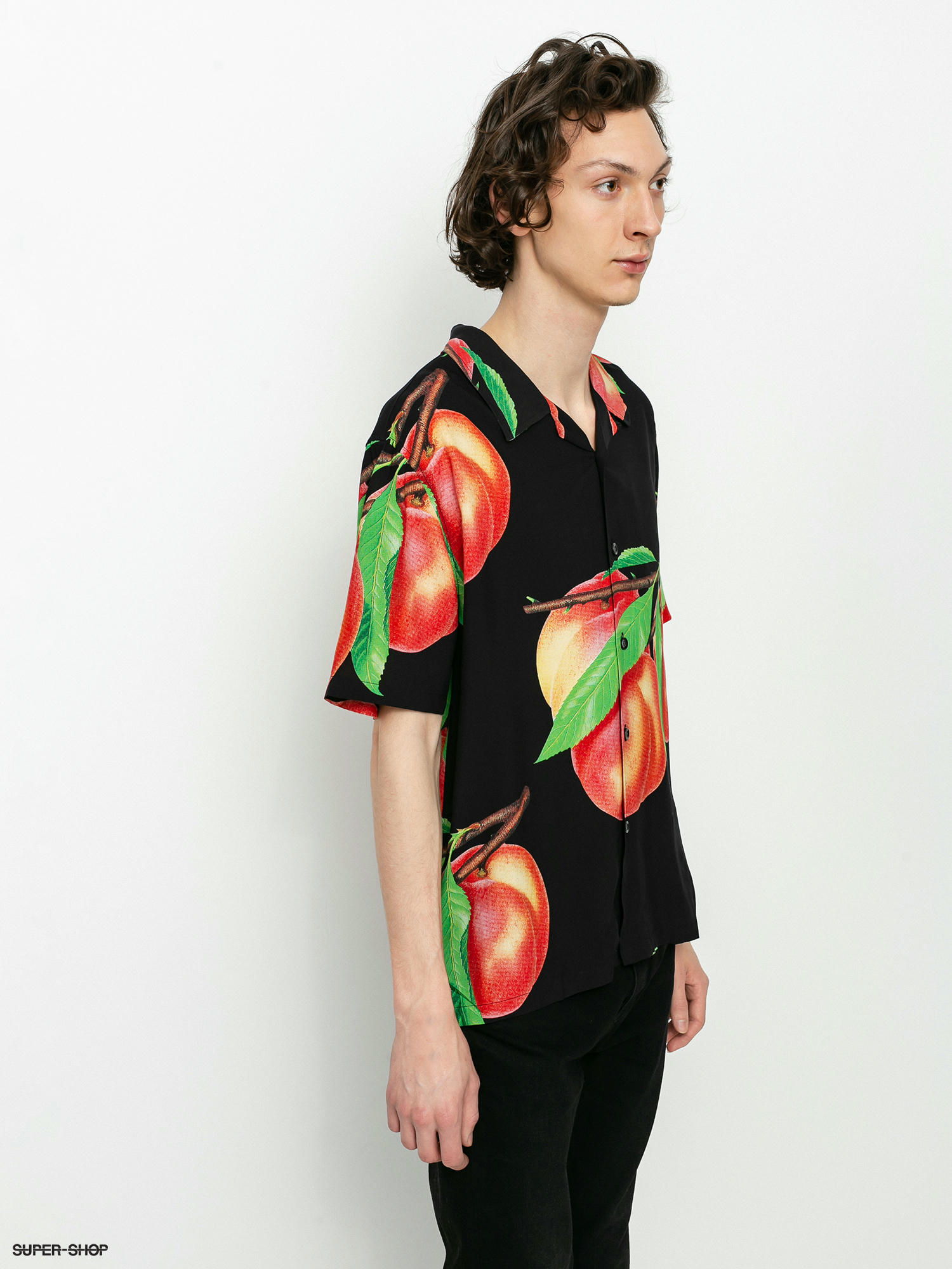 Stussy Peach Pattern Shirt (black)