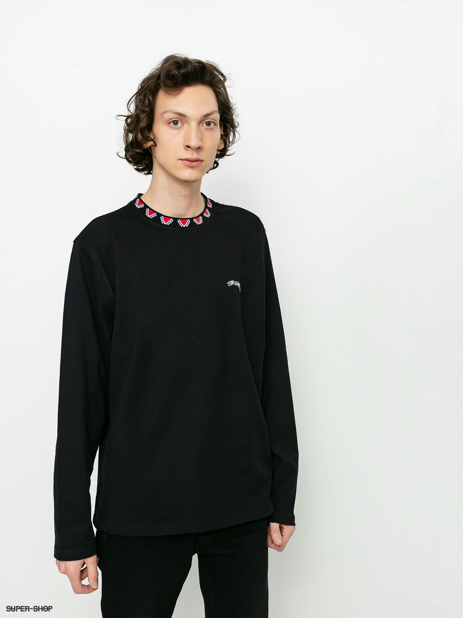 Stussy Geometric Longsleeve (black)