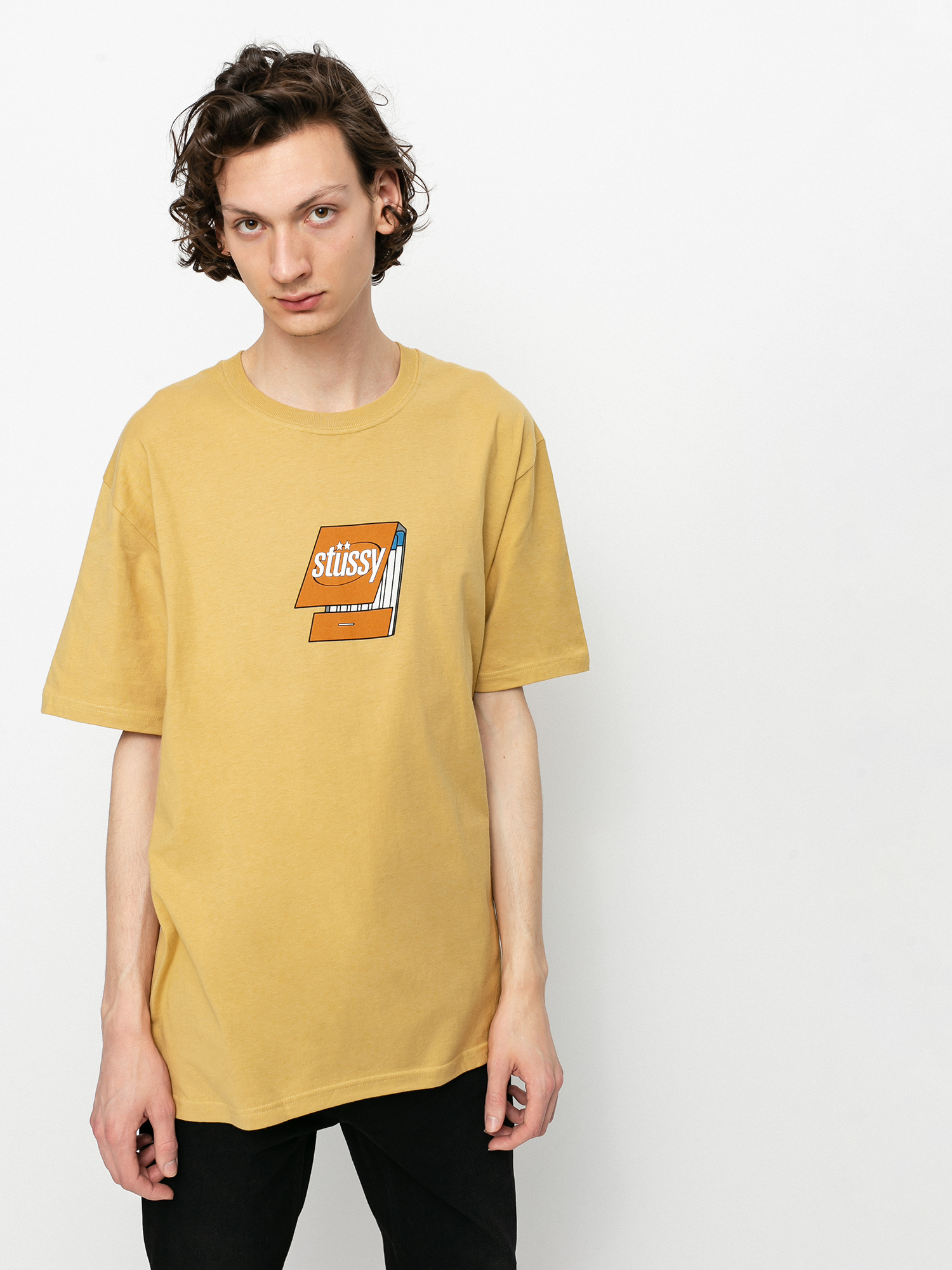 Stussy Matchbook T-shirt (khaki)