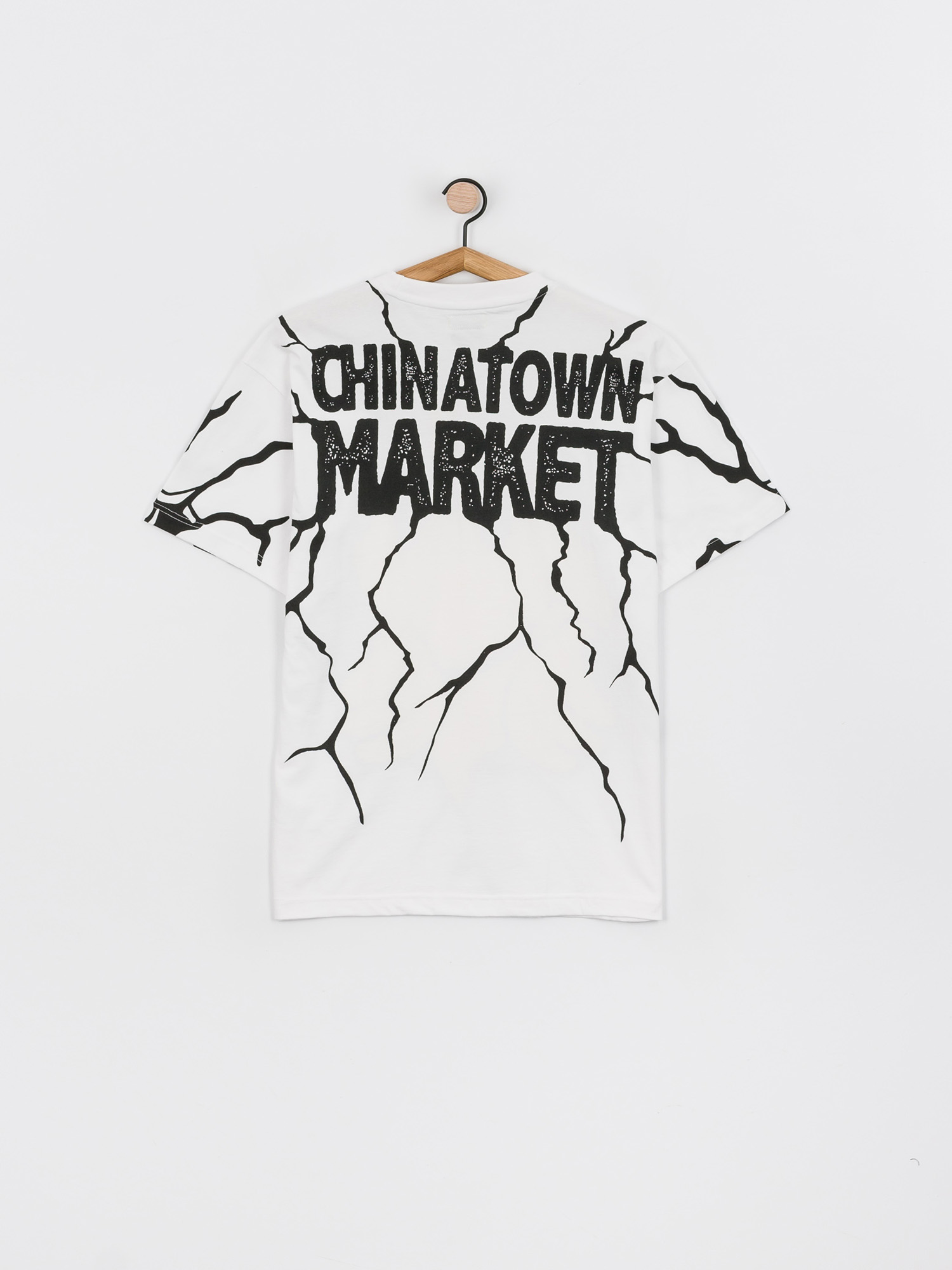 Chinatown Market Smiley Dry Wall Breaker T-shirt - white (white)