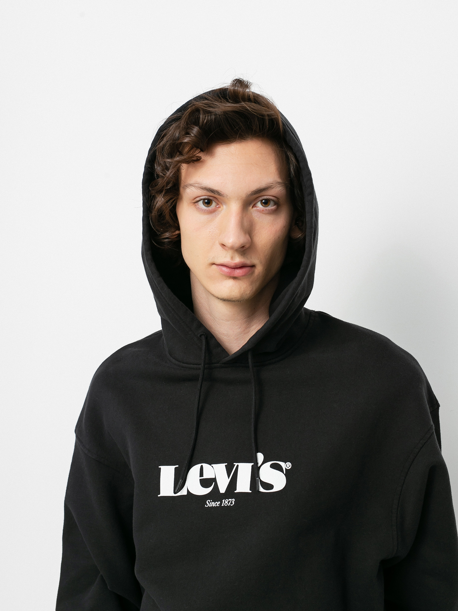T2 Relaxed Graphic HD Hoodie (caviar 