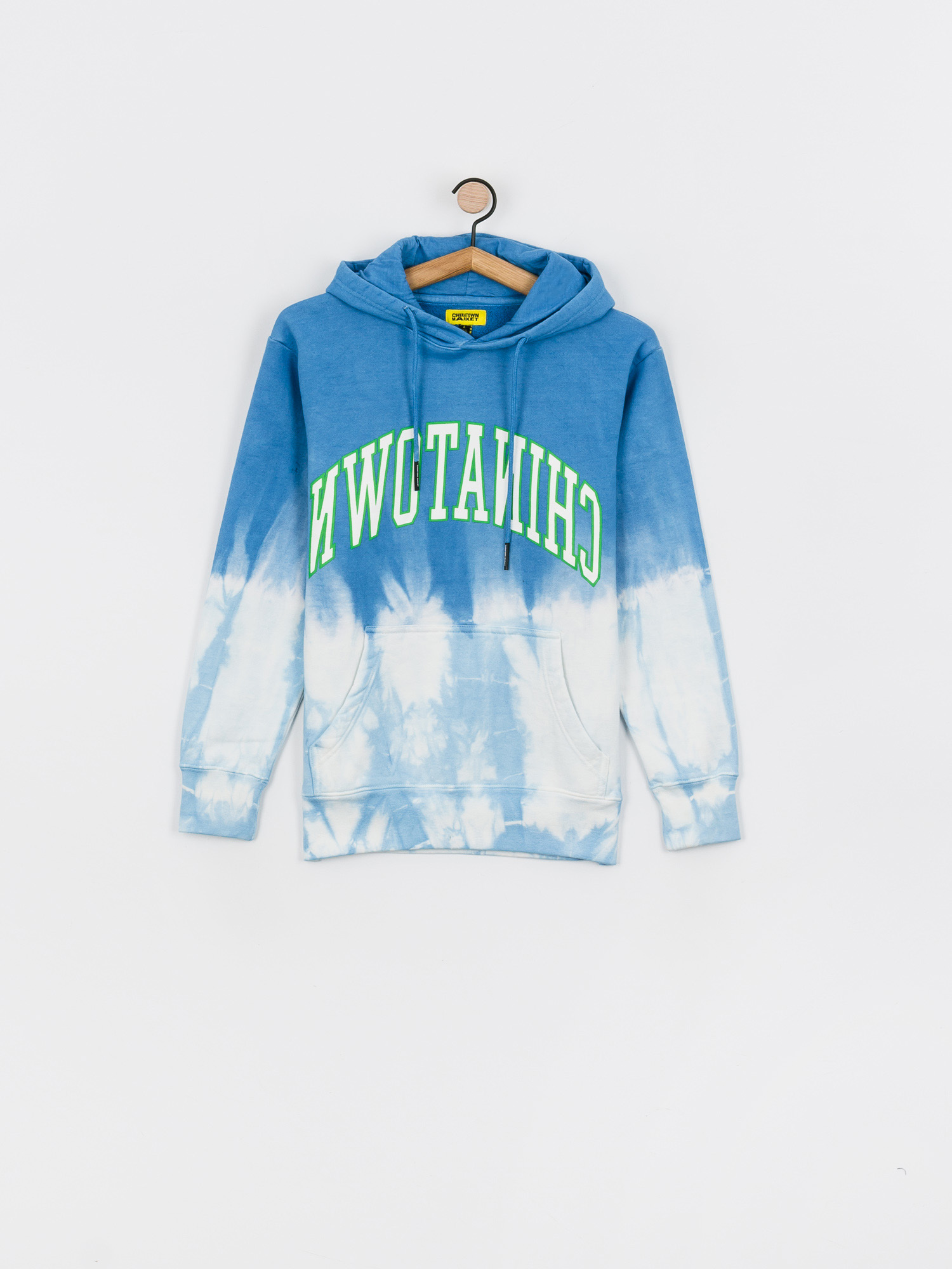 Chinatown Market Reverse Arc Tie Dye HD Hoodie (blue tie dye)