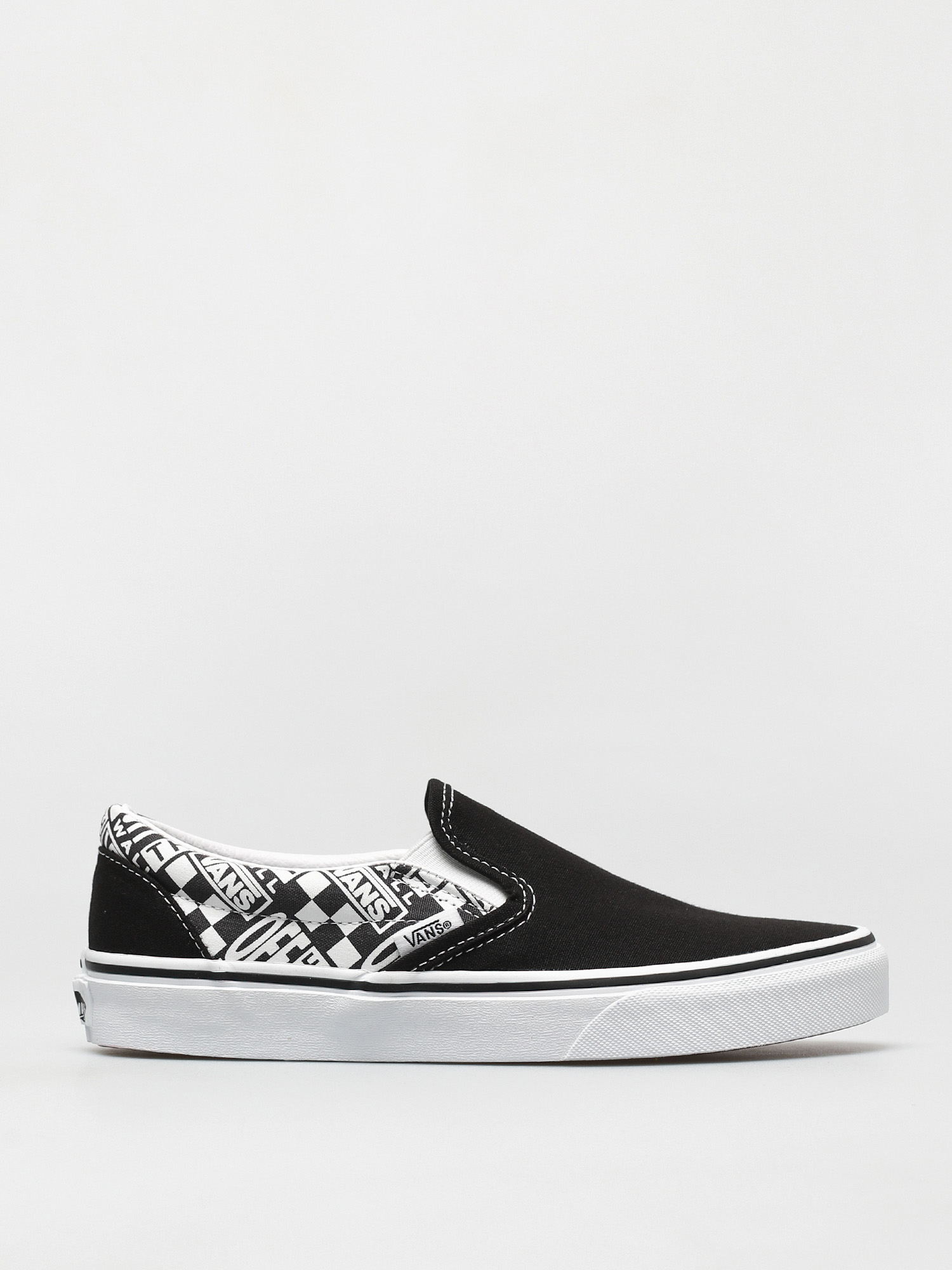 Vans Classic Slip On Schuhe (off the wall black/asphalt)