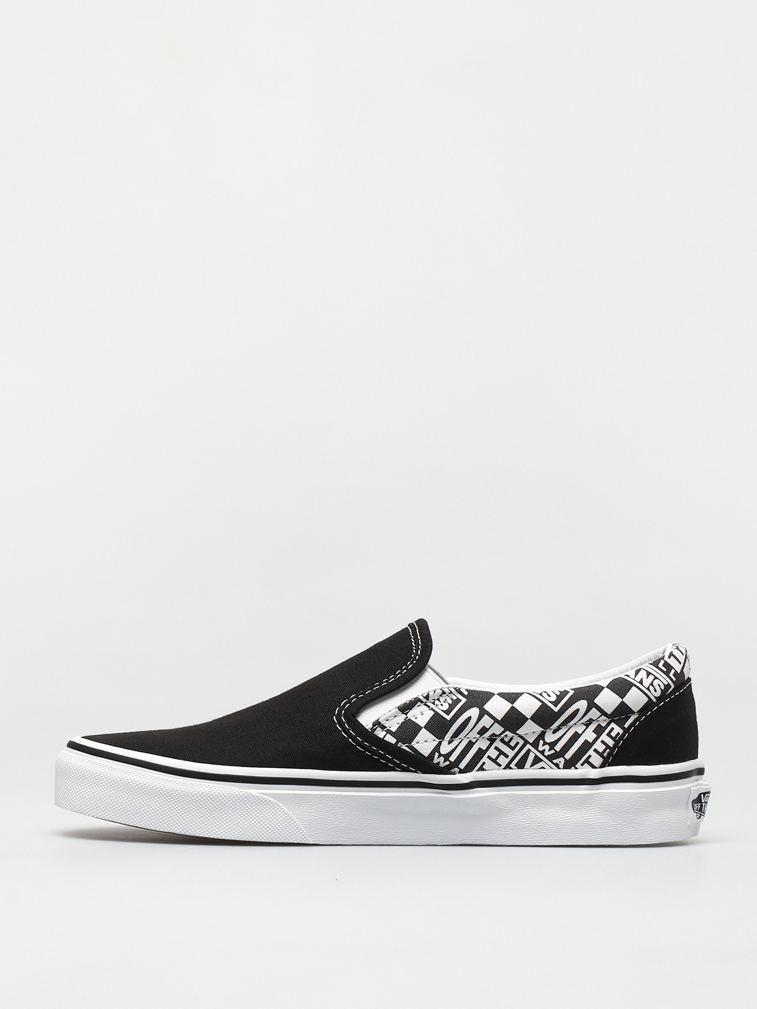 Vans Classic Slip On Schuhe (off the wall black/asphalt)