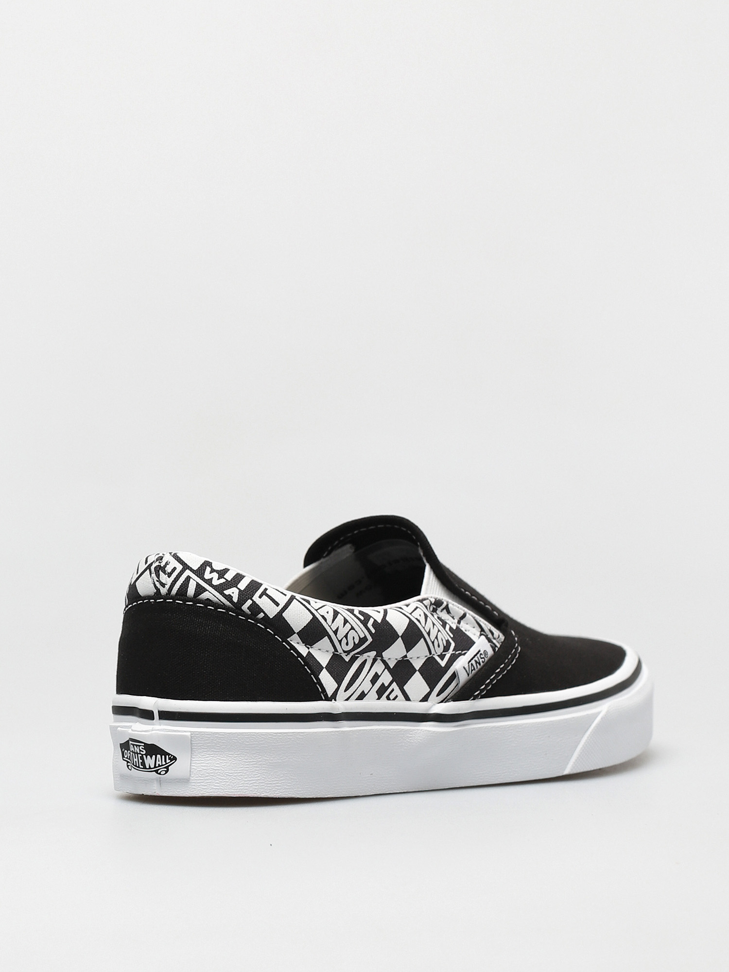 Vans Classic Slip On Schuhe (off the wall black/asphalt)
