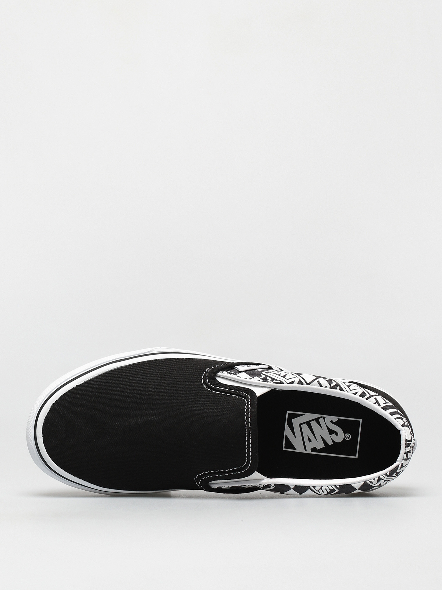 Vans Classic Slip On Schuhe (off the wall black/asphalt)