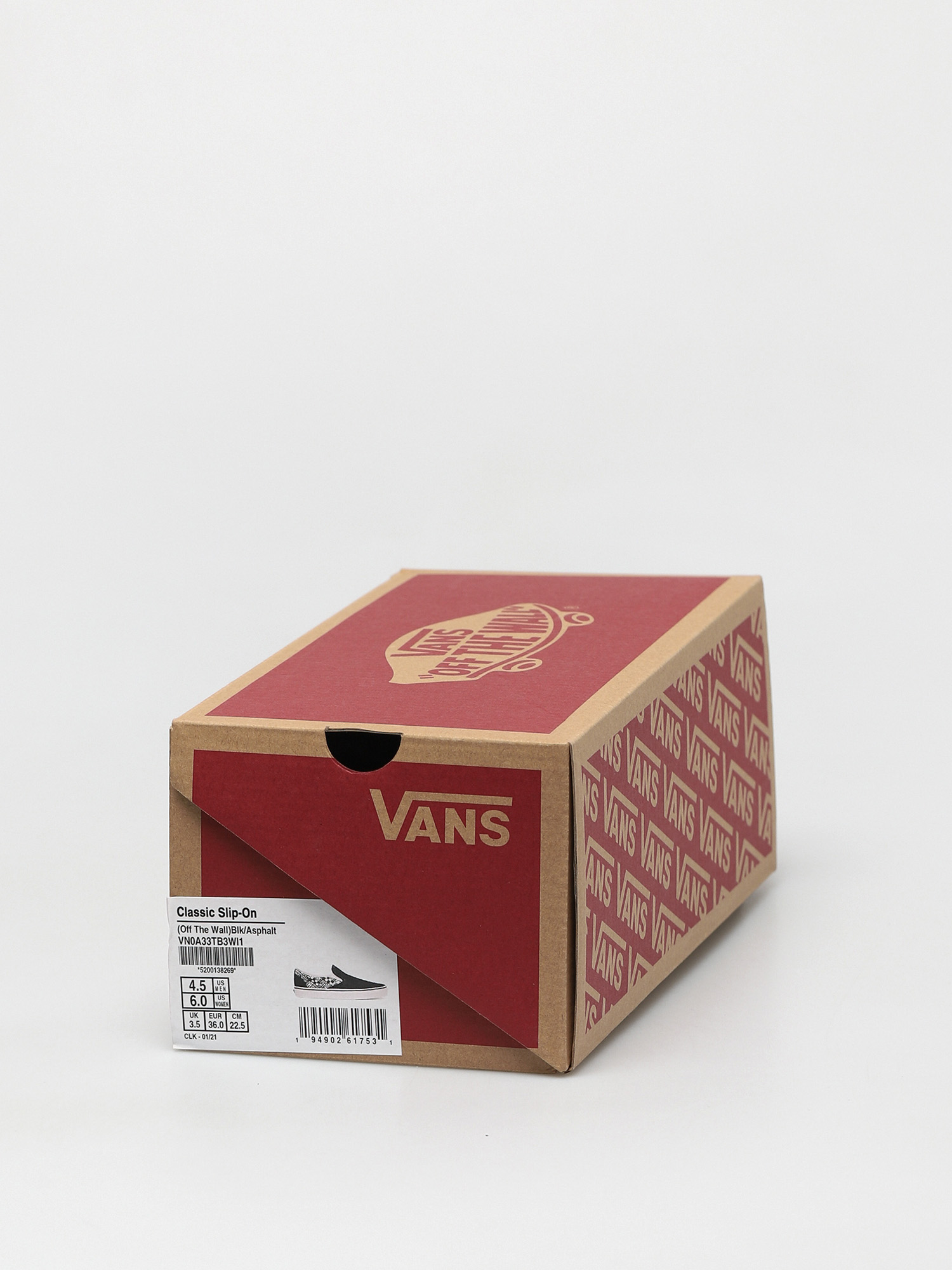 Vans Classic Slip On Schuhe (off the wall black/asphalt)