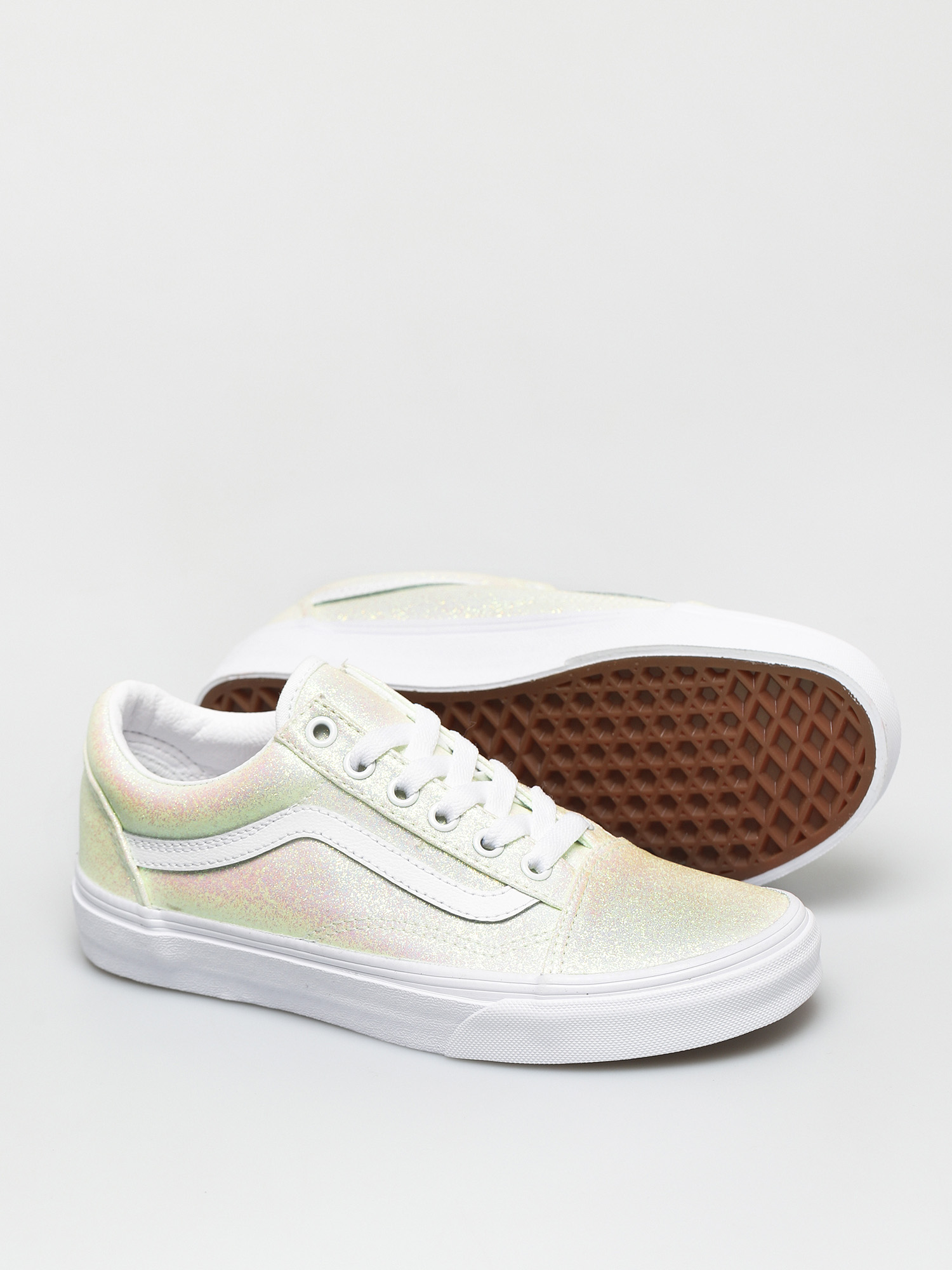 Vans Old Skool Schuhe (uv glitter pink/true white)