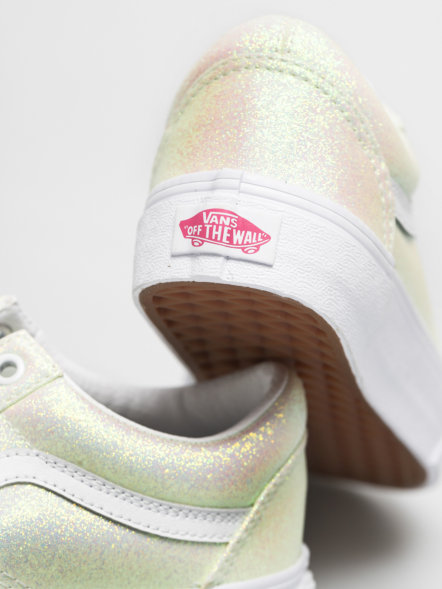 Vans Old Skool Schuhe (uv glitter pink/true white)