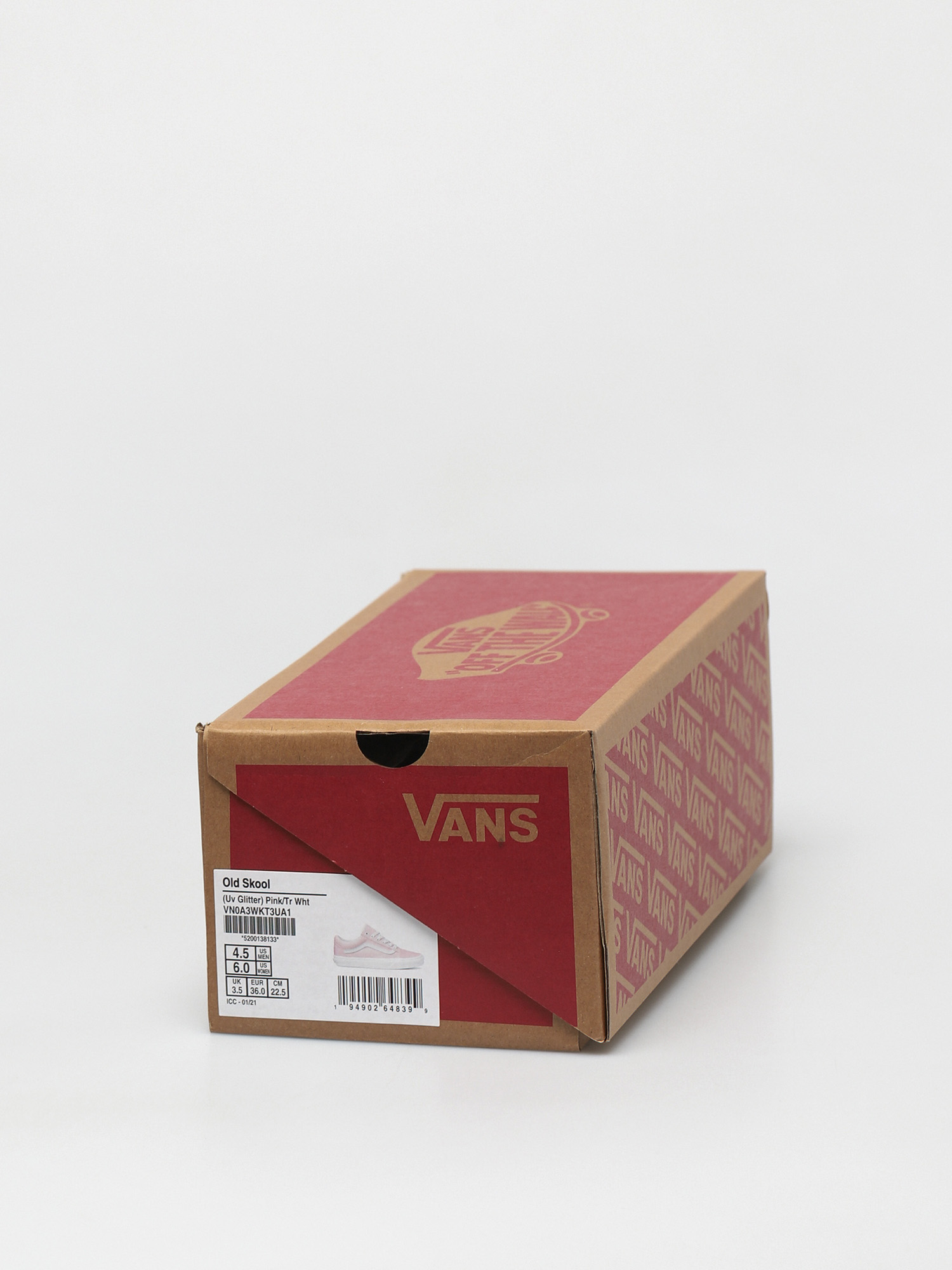 Vans Old Skool Schuhe (uv glitter pink/true white)