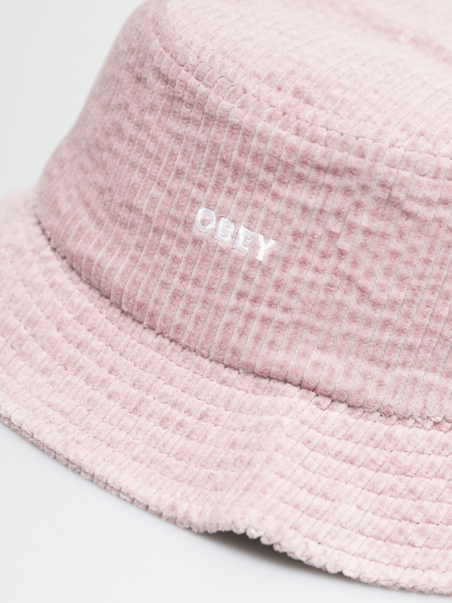 OBEY Bold Cord Bucket Hat (dusty rose)