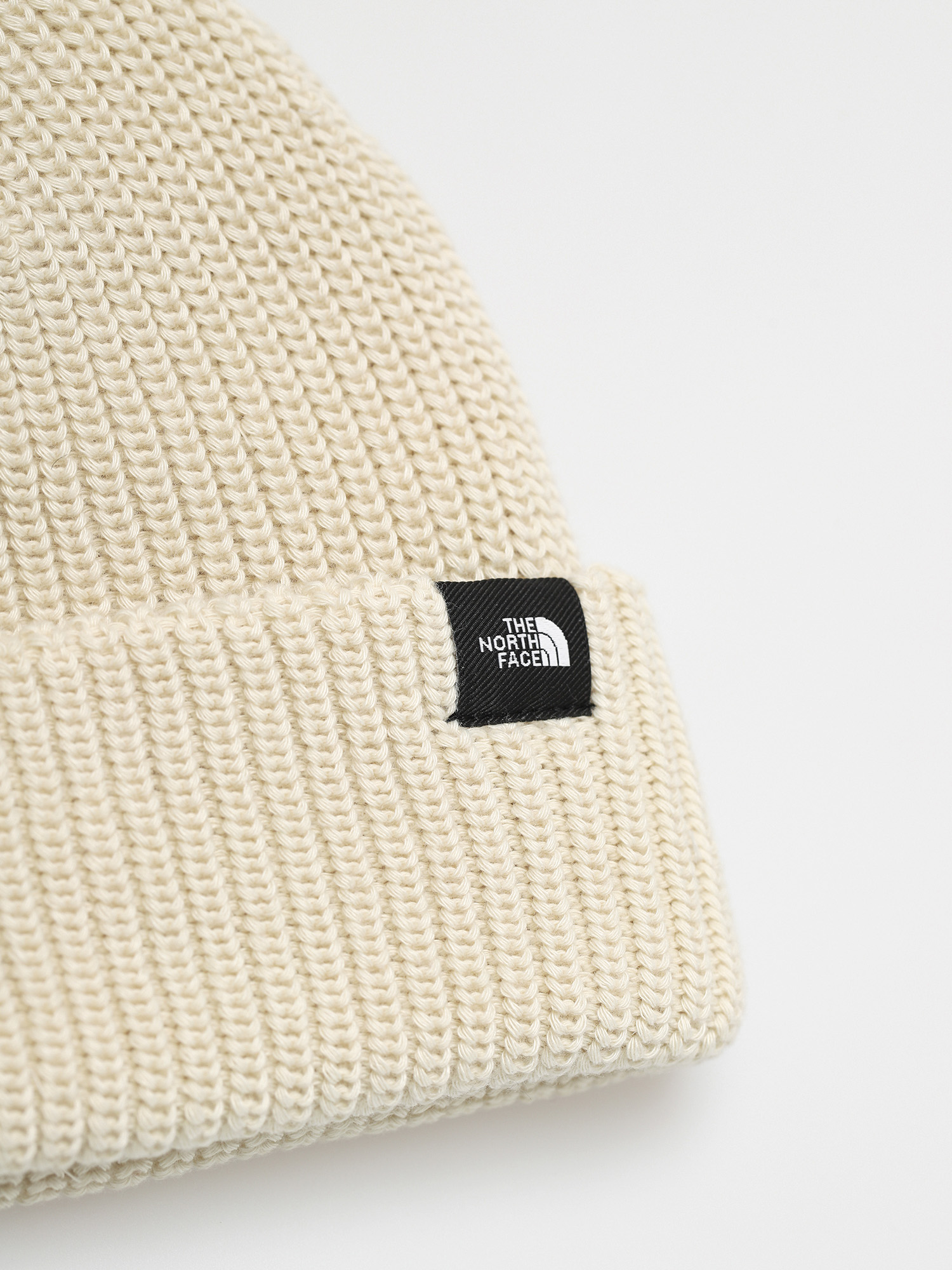 The North Face Fisherman Beanie Mütze (vintage white)